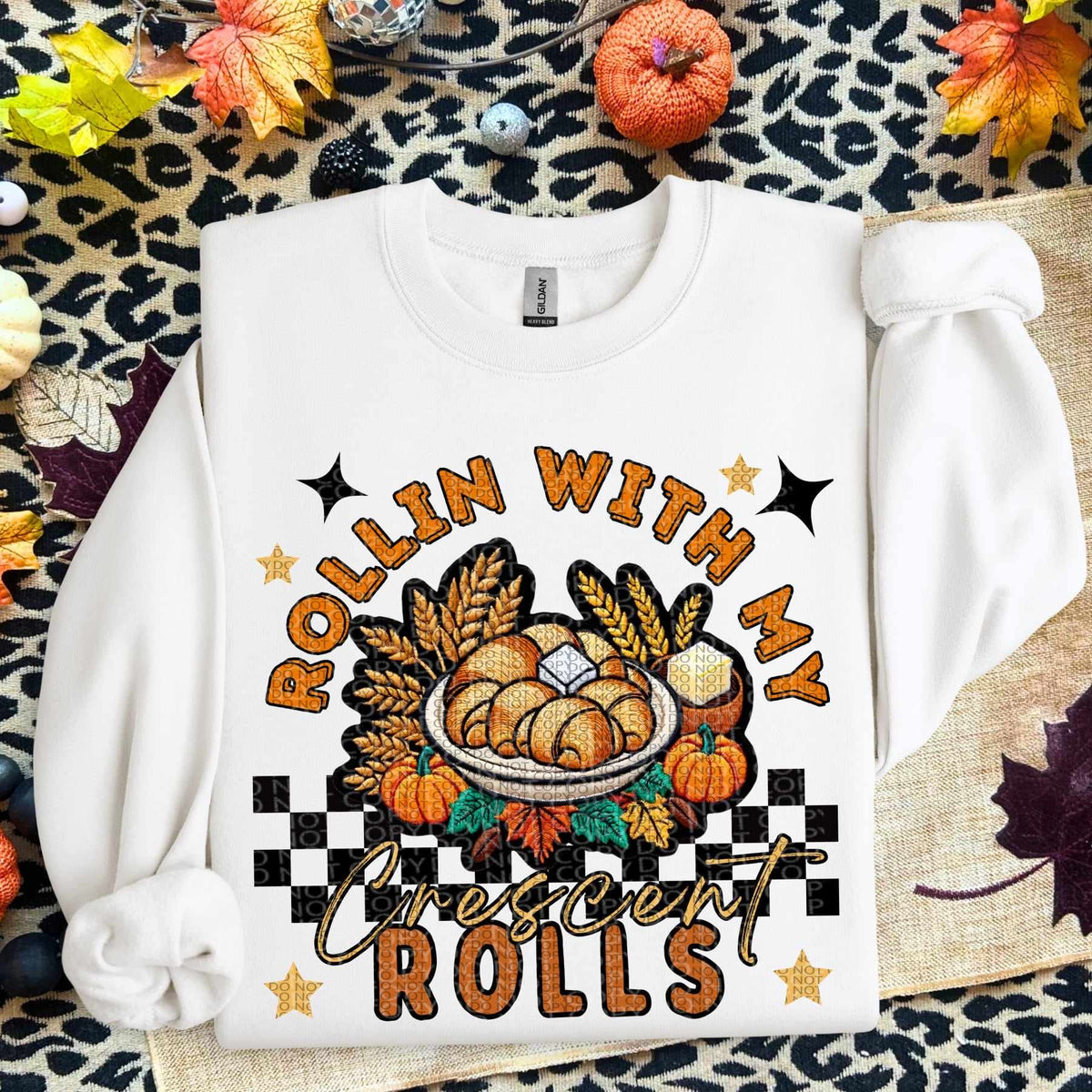 Rollin with my crescent rolls (HW) 60072 DTF transfer