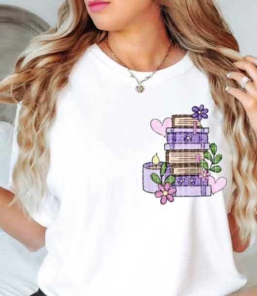 Purple books (Cstage) 97797 DTF transfer