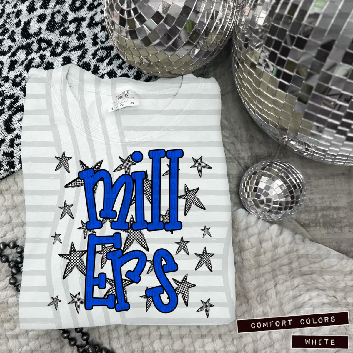 Blue Staggered Mascots (Caplinger)