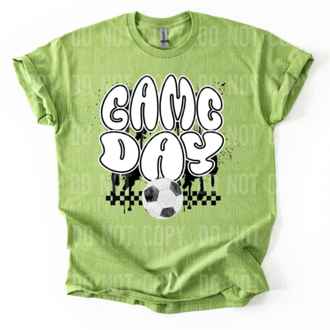 Game day soccer ball (SBB) 92506 DTF transfer