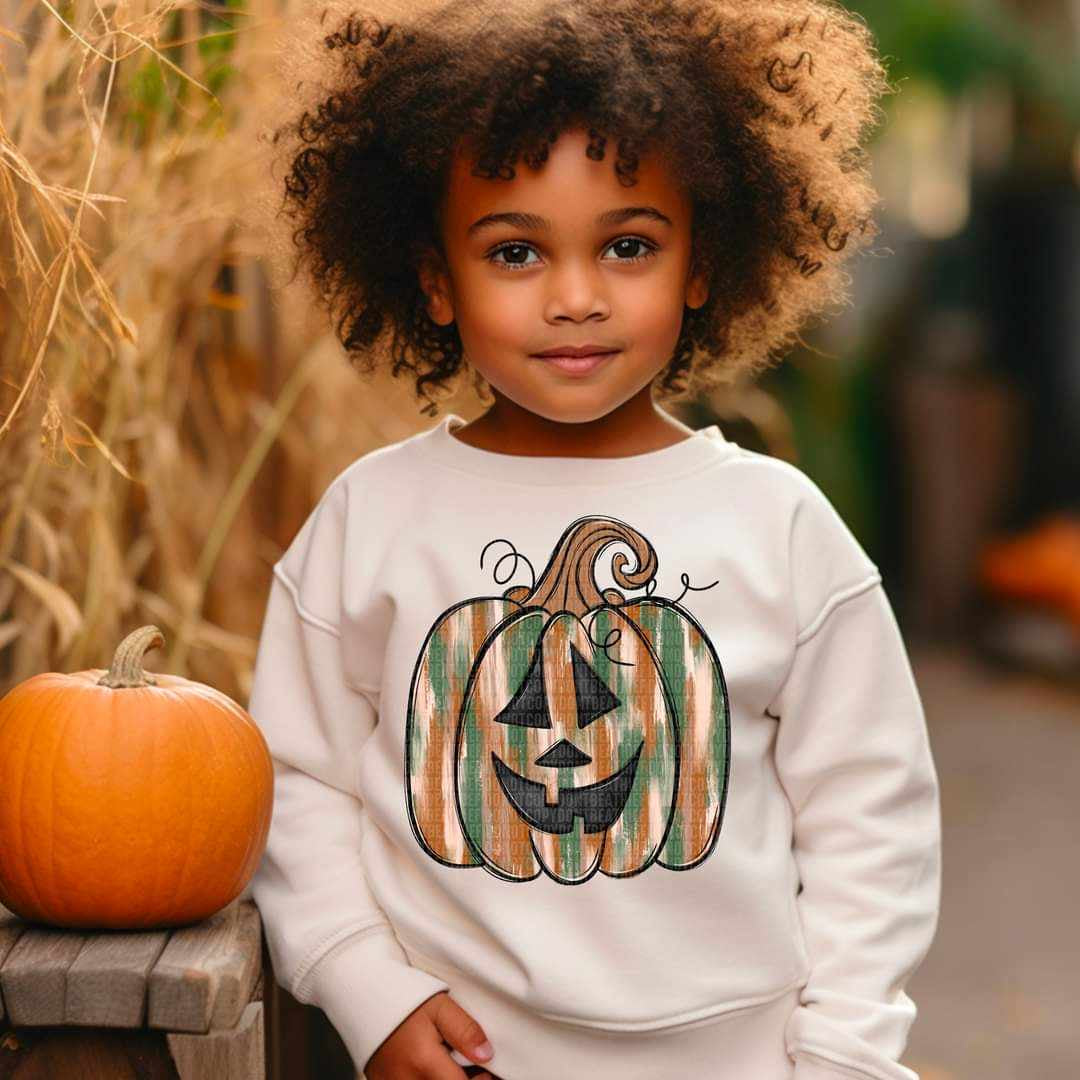 Boy brushstroke pumpkin 52827 DTF transfer