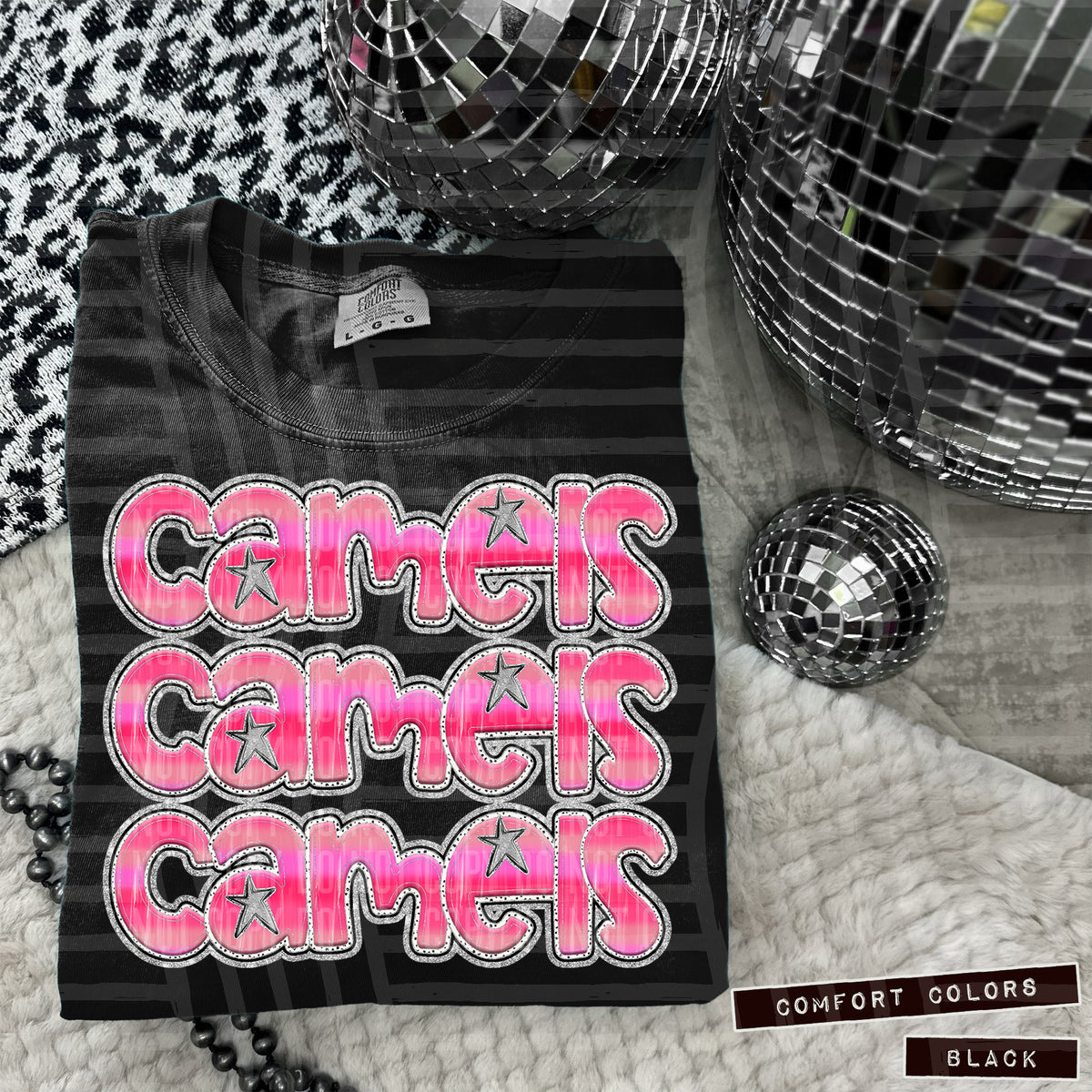 Camels Pink Stacked (Caplinger) 101913 DTF transfer