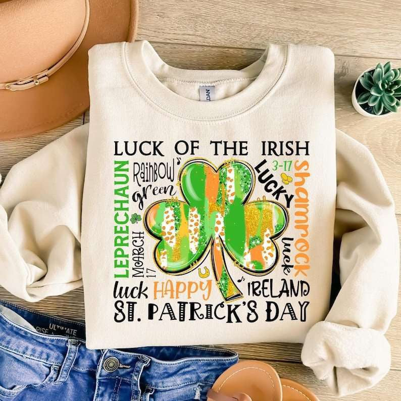 Luck of the Irish subway 77606 DTF transfer