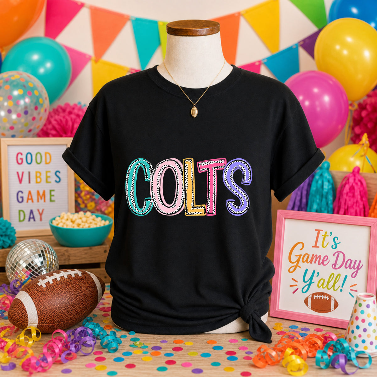 Colts Dixie Dot (S&G) DTF transfer