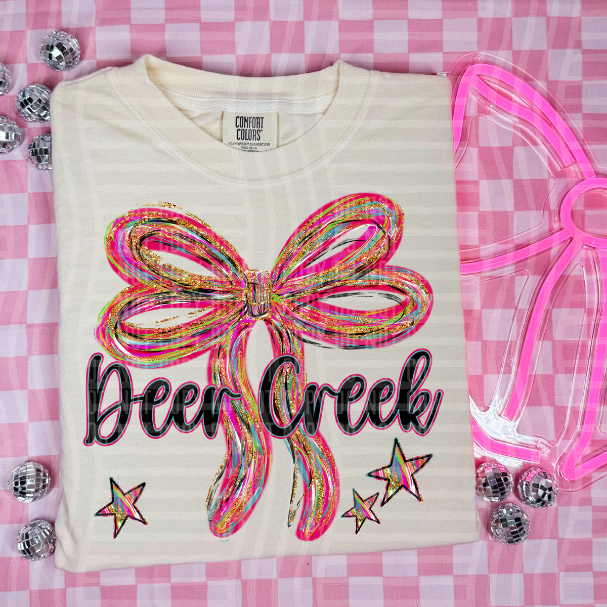 Deer Creek Whimsical Bow (caplinger) DTF transfer