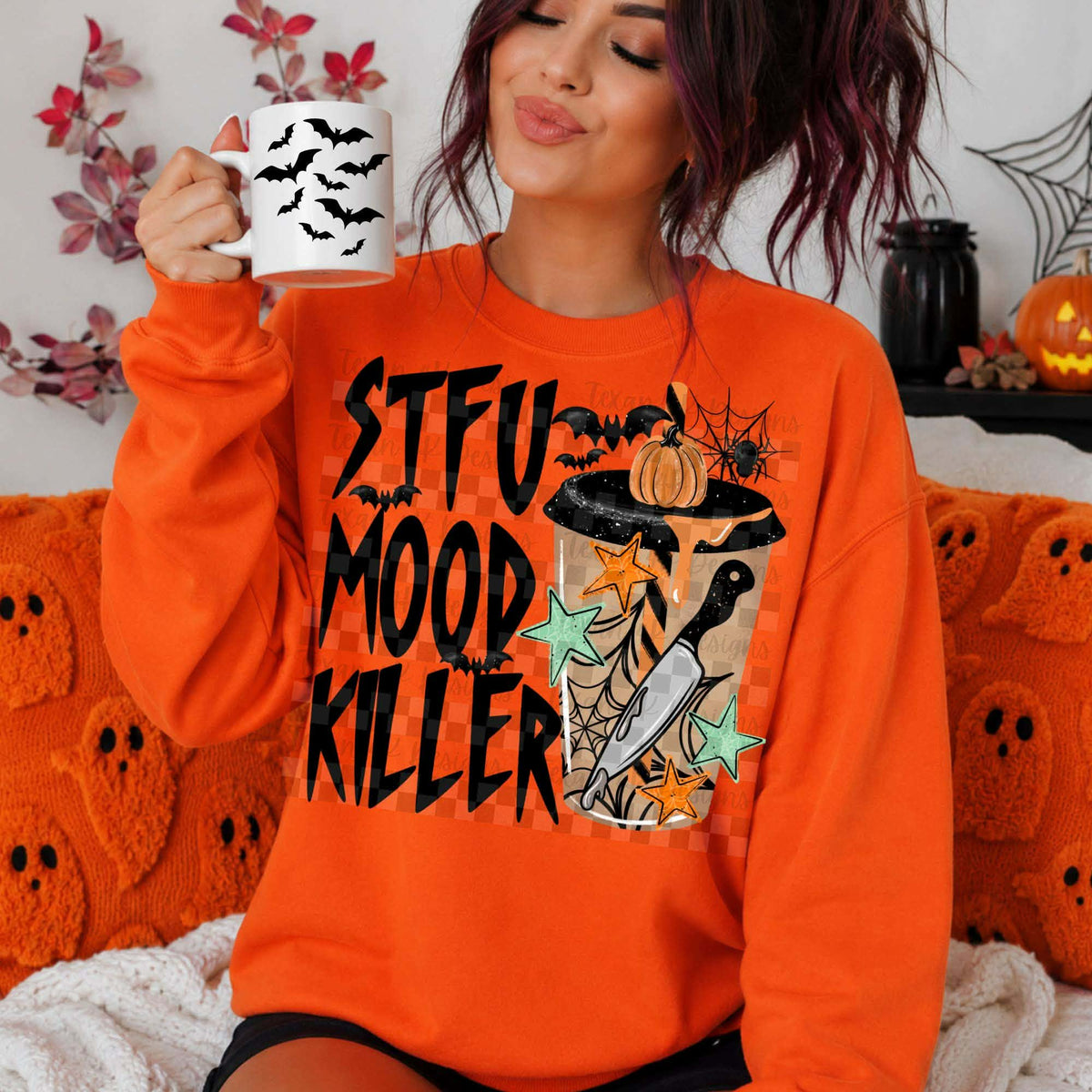 STFU mood killer (Texan) DTF Transfer