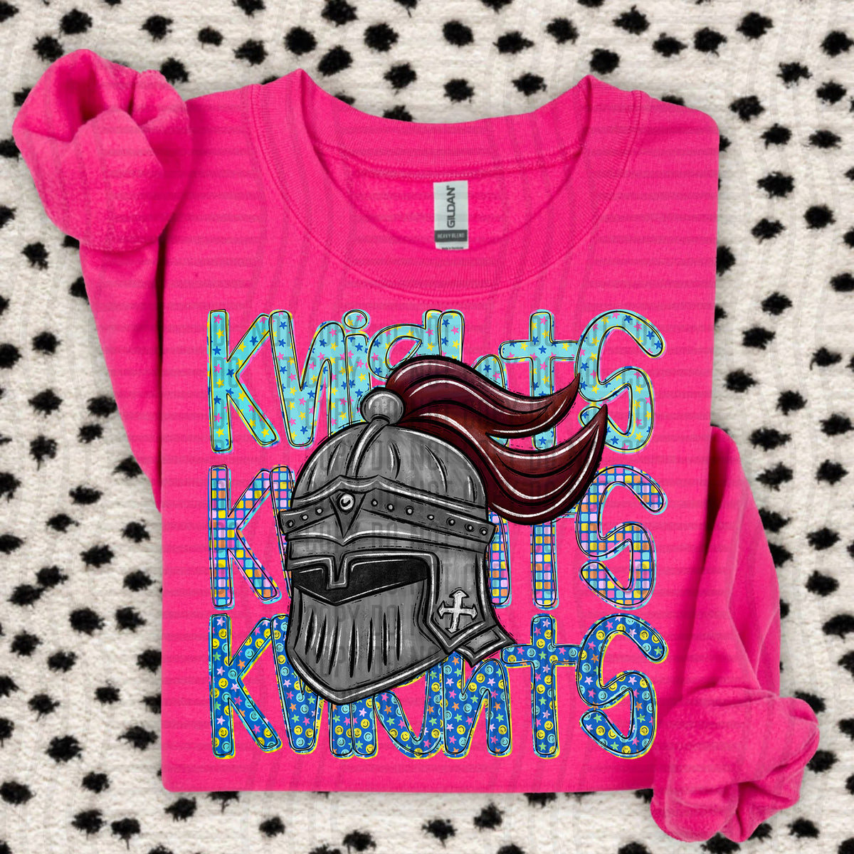 Knights maroon chaos stacked (Caplinger) DTF Transfer