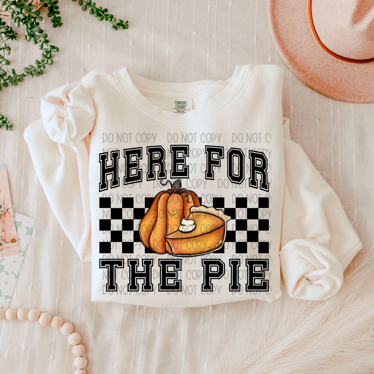 Here for the pie checkered SWD DTF transfer