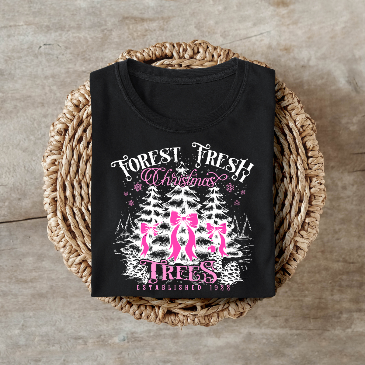 Forest Fresh (White Trees) 68255 DTF Transfer