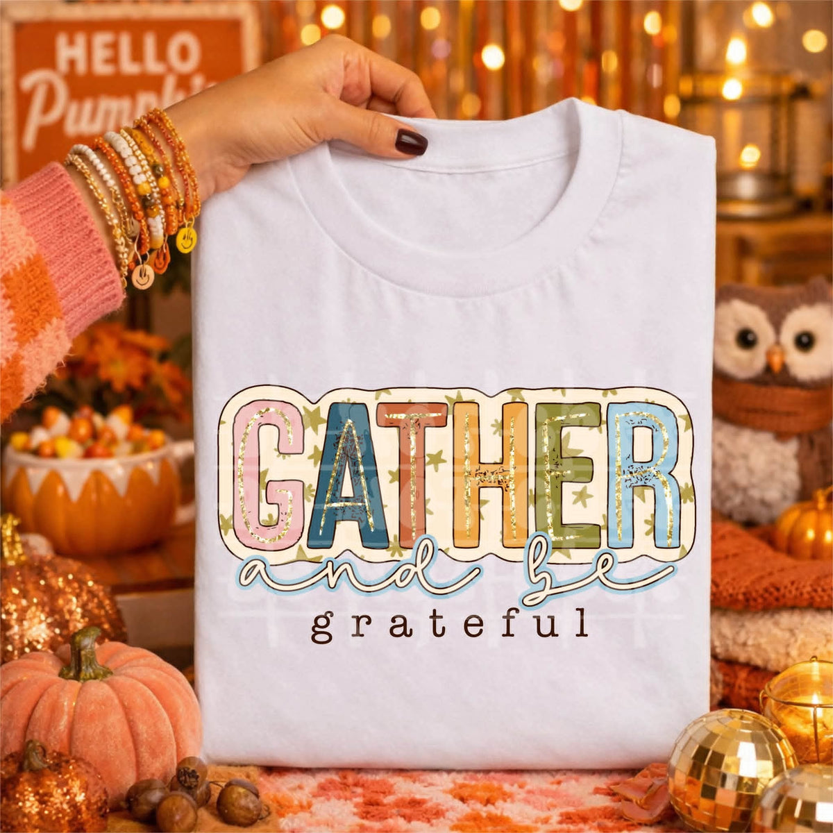 Gather and be grateful fall (C’s) DTF Transfer