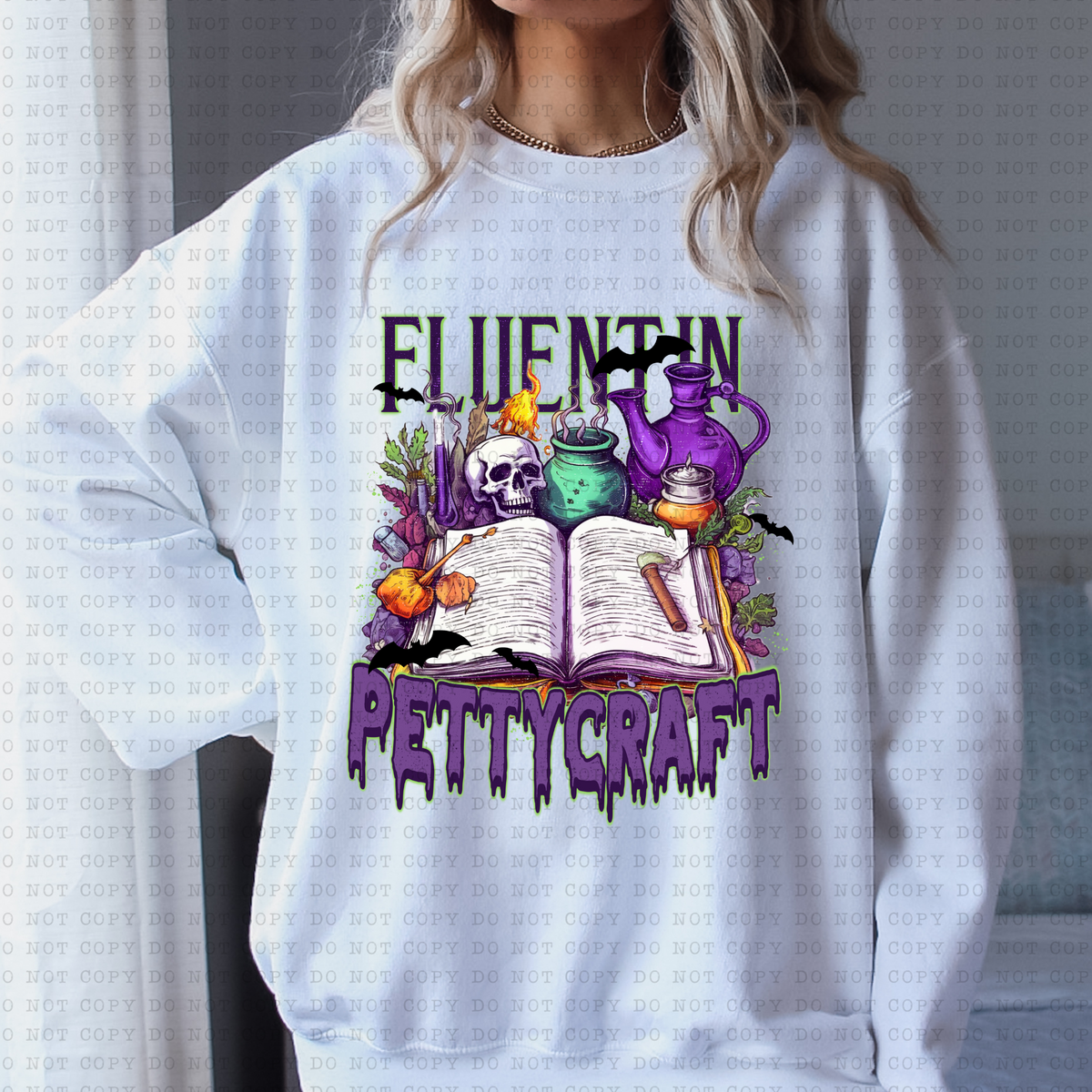 Fluent In Pettycraft (spell book, potions) 3214 DTF TRANSFER
