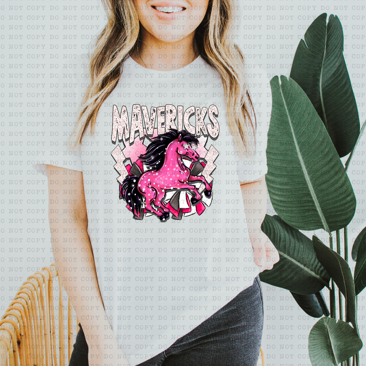 Mavericks (Retro, Pink) 3232 DTF Transfers