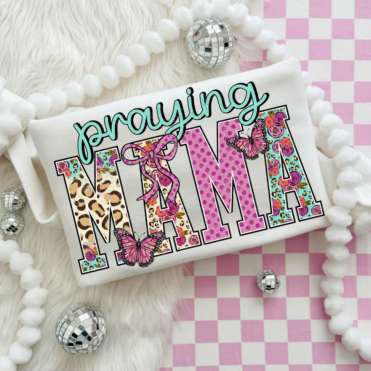 Praying Mama butterflies (DWS) DTF Transfer
