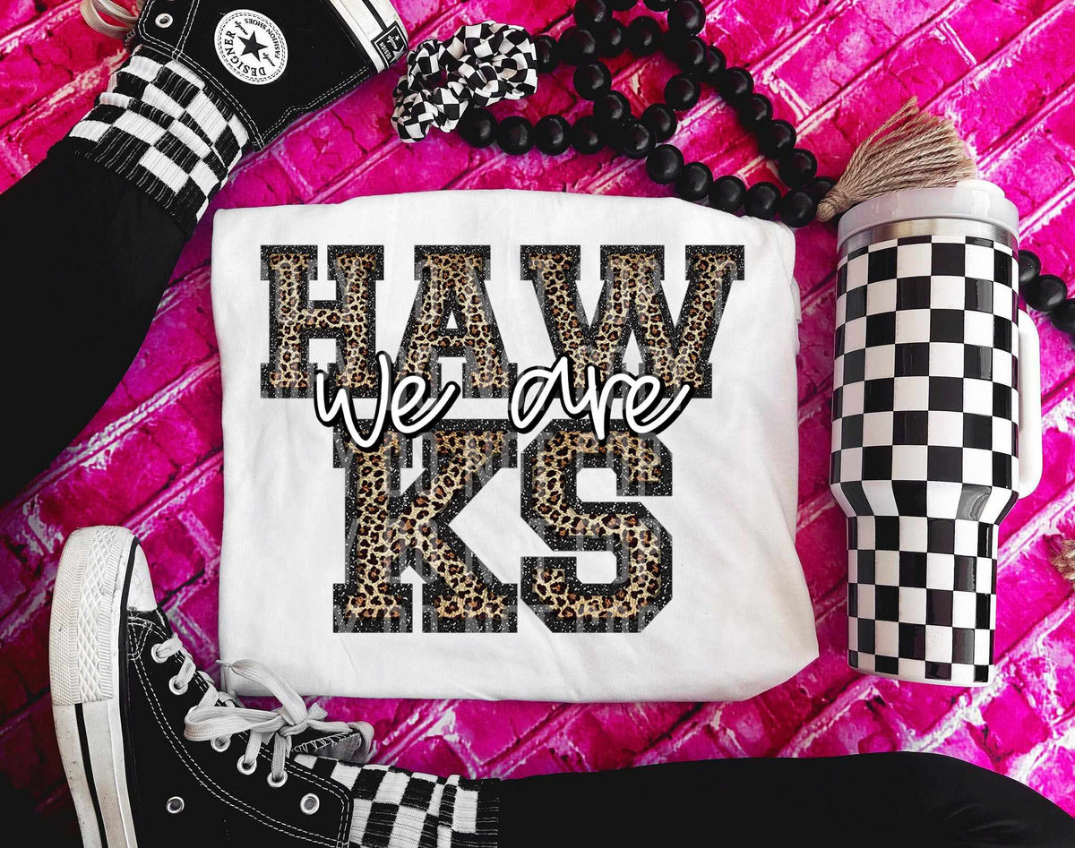 We are hawks leopard filled (caplinger) 70943 DTF transfer