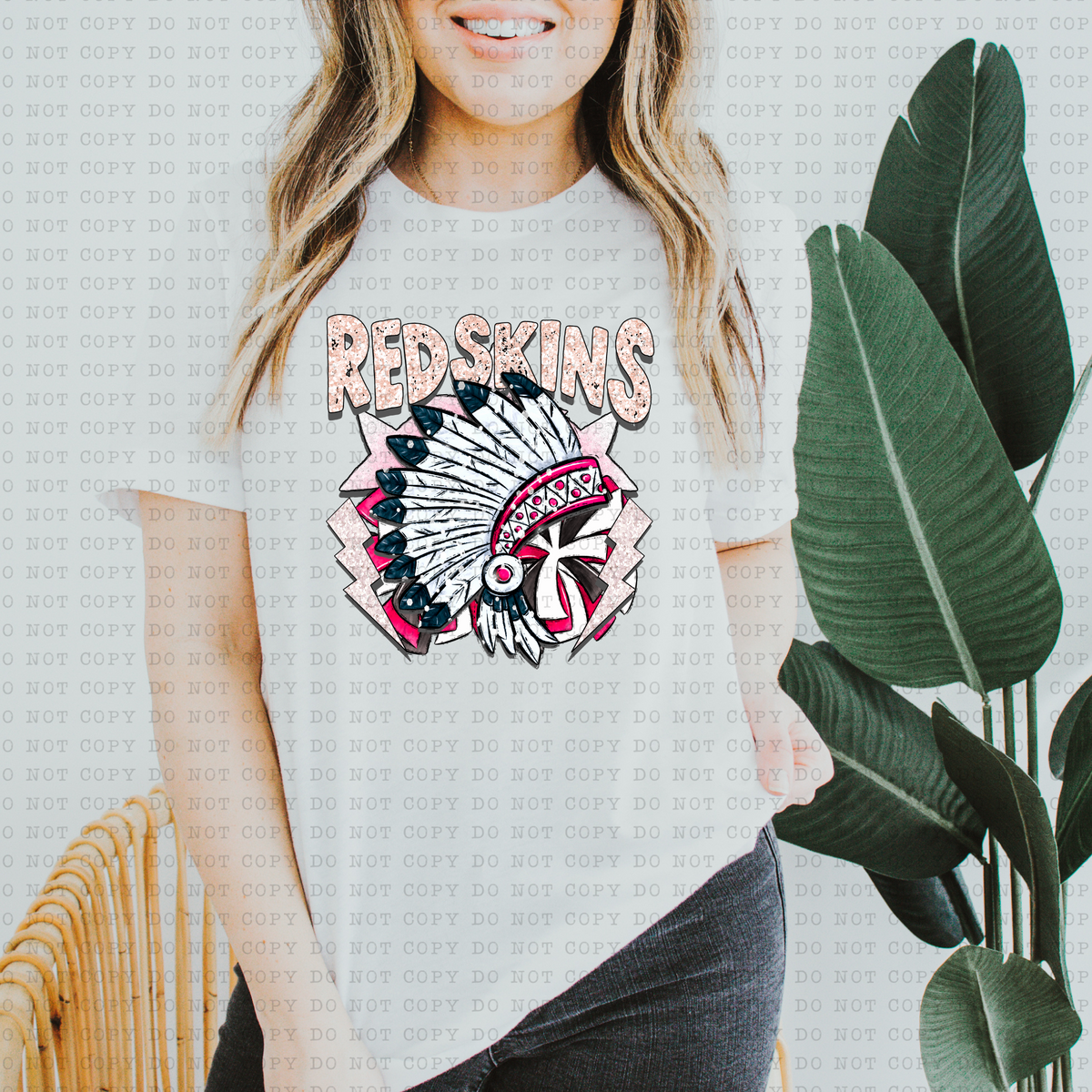 Redskins (Retro, Pink) 3256 DTF Transfers