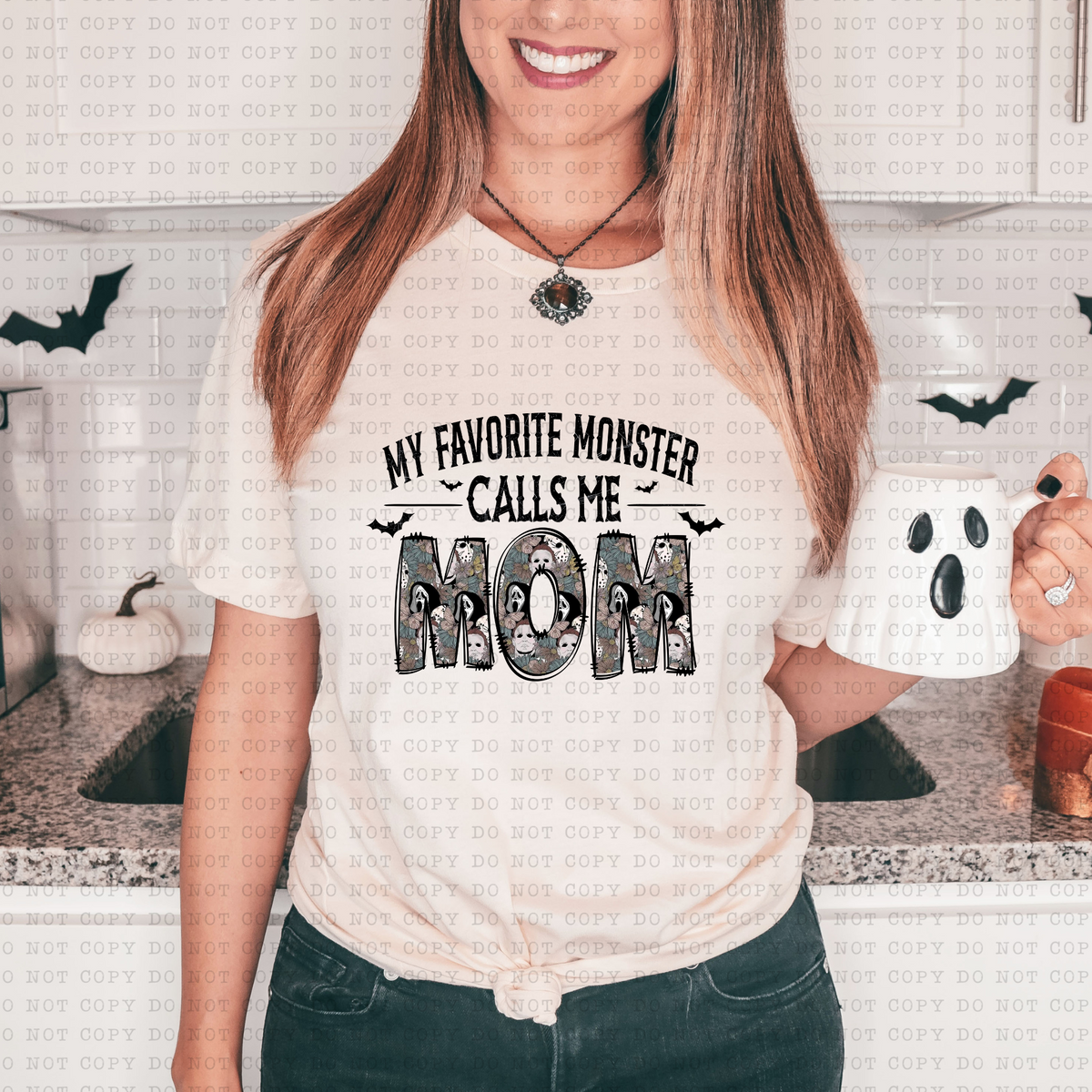 My Favorite Monster Calls Me Mom 3286 DTF TRANSFER