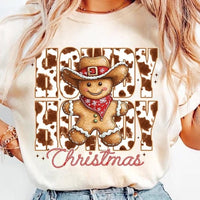 Merry Christmas gingerbread man 64814 DTF transfer