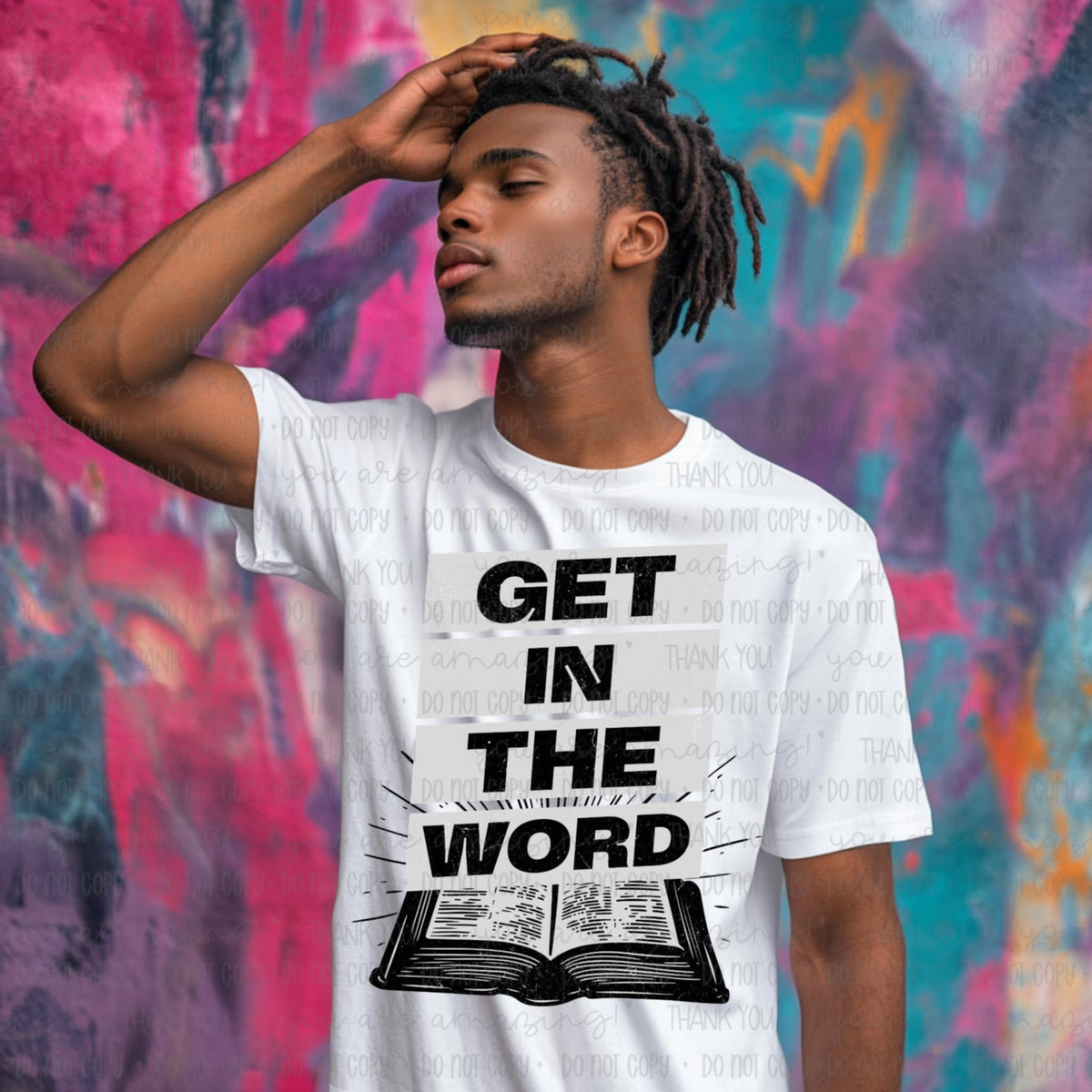 Get in the word 94572 DTF transfer