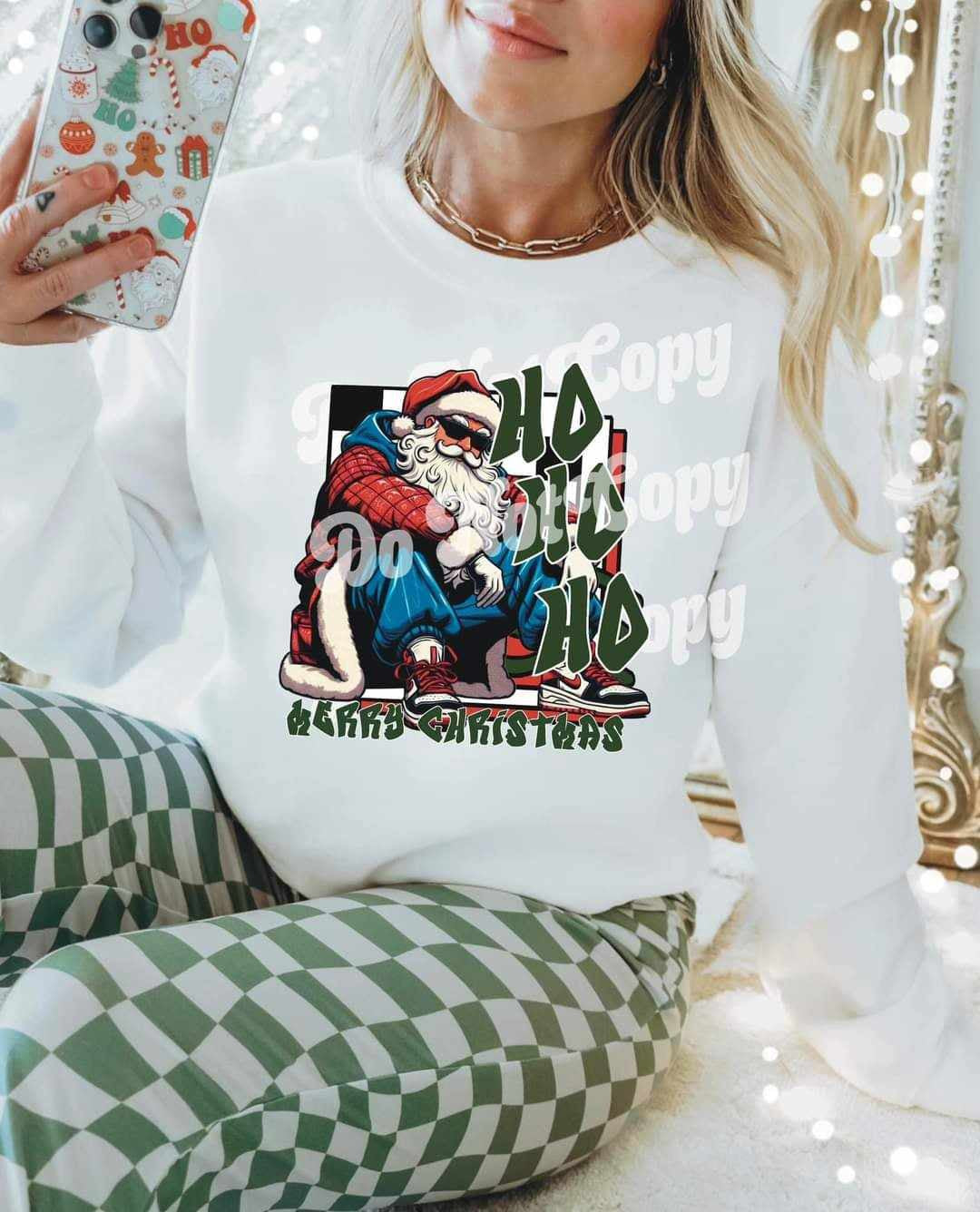 Ho ho ho cool Santa (RTD) 70056 DTF transfer