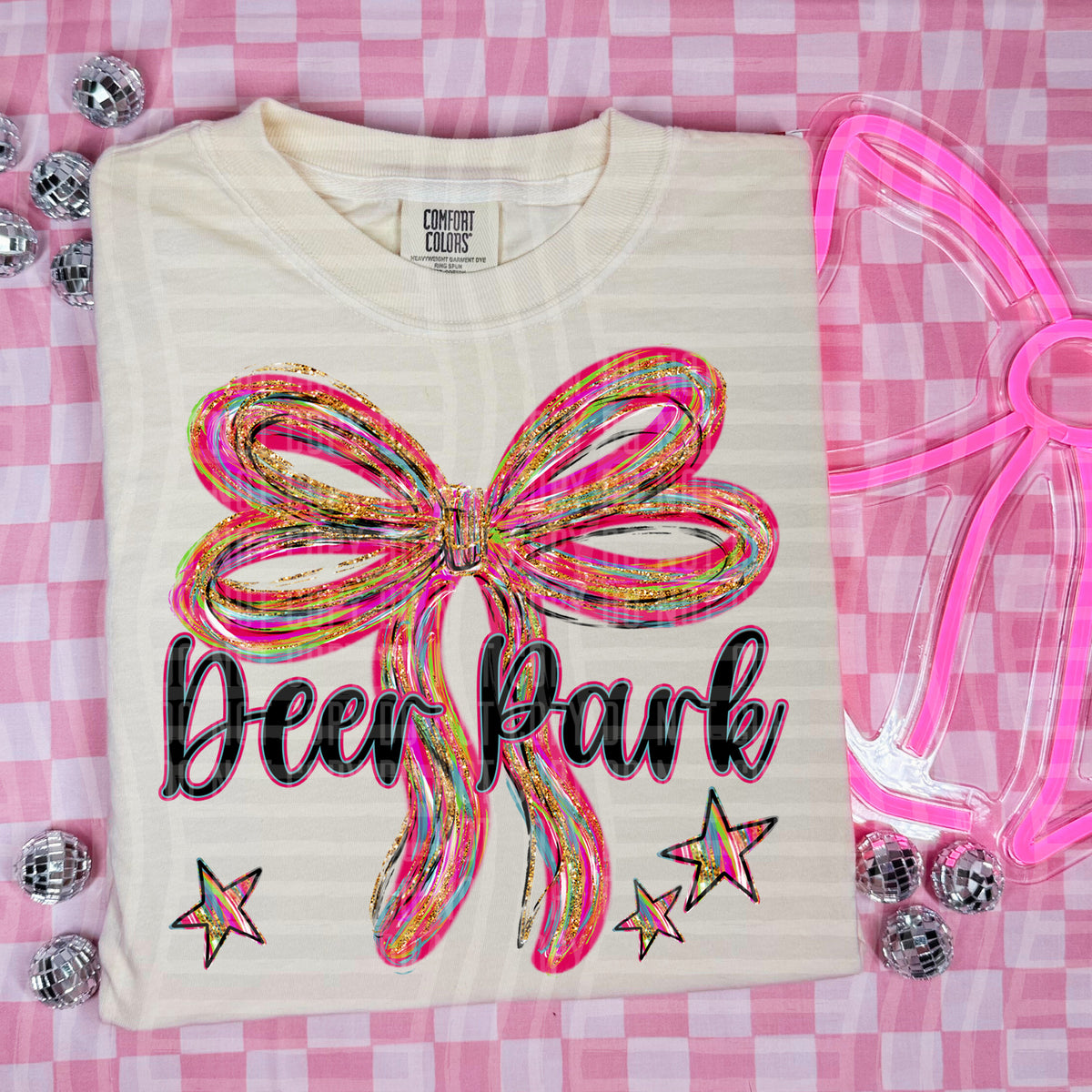 Deer Park Whimsical Bow (caplinger) DTF transfer