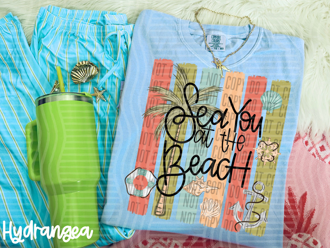 sea you at the beach (caplinger) DTF transfer