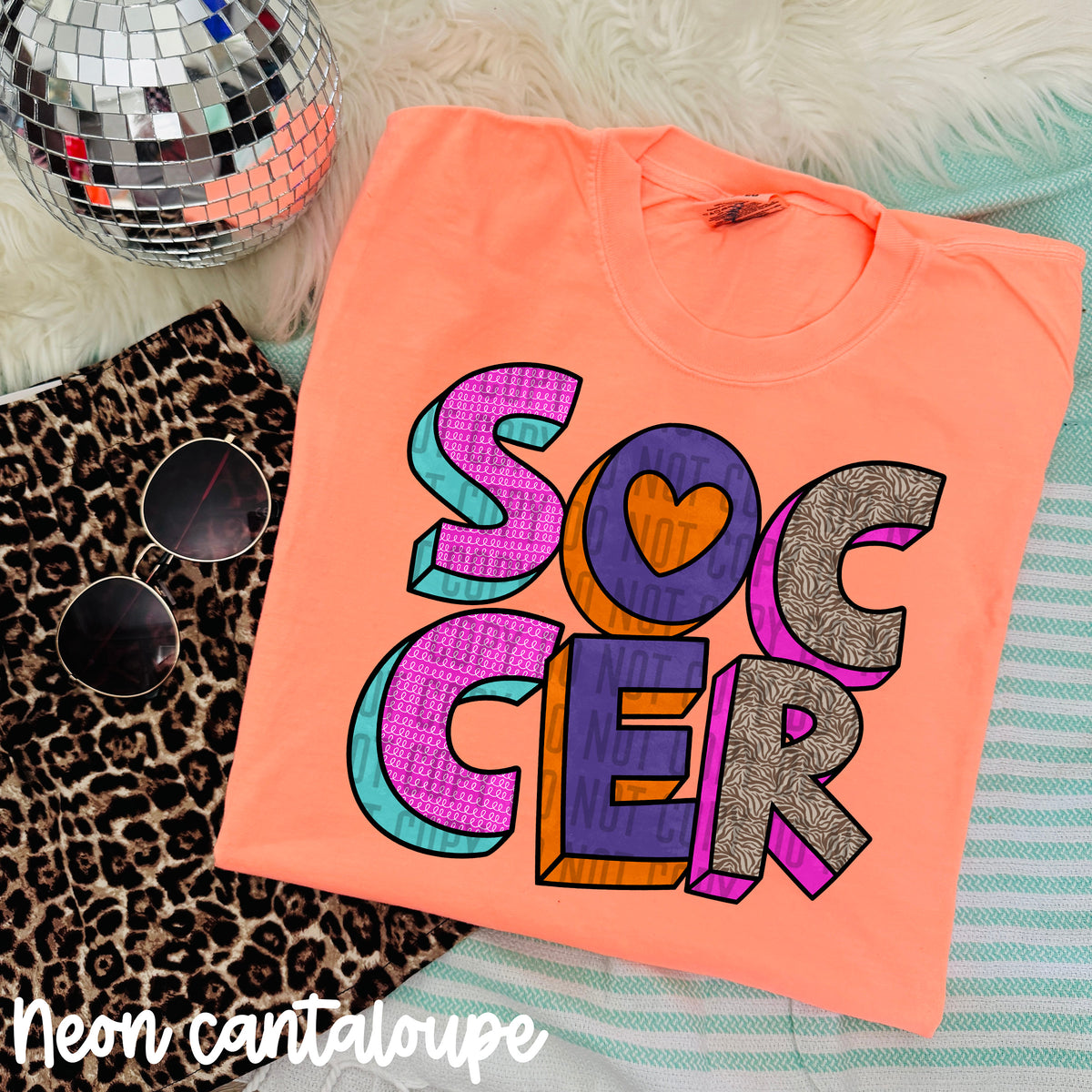 soccer purple blocks (caplinger) DTF transfer