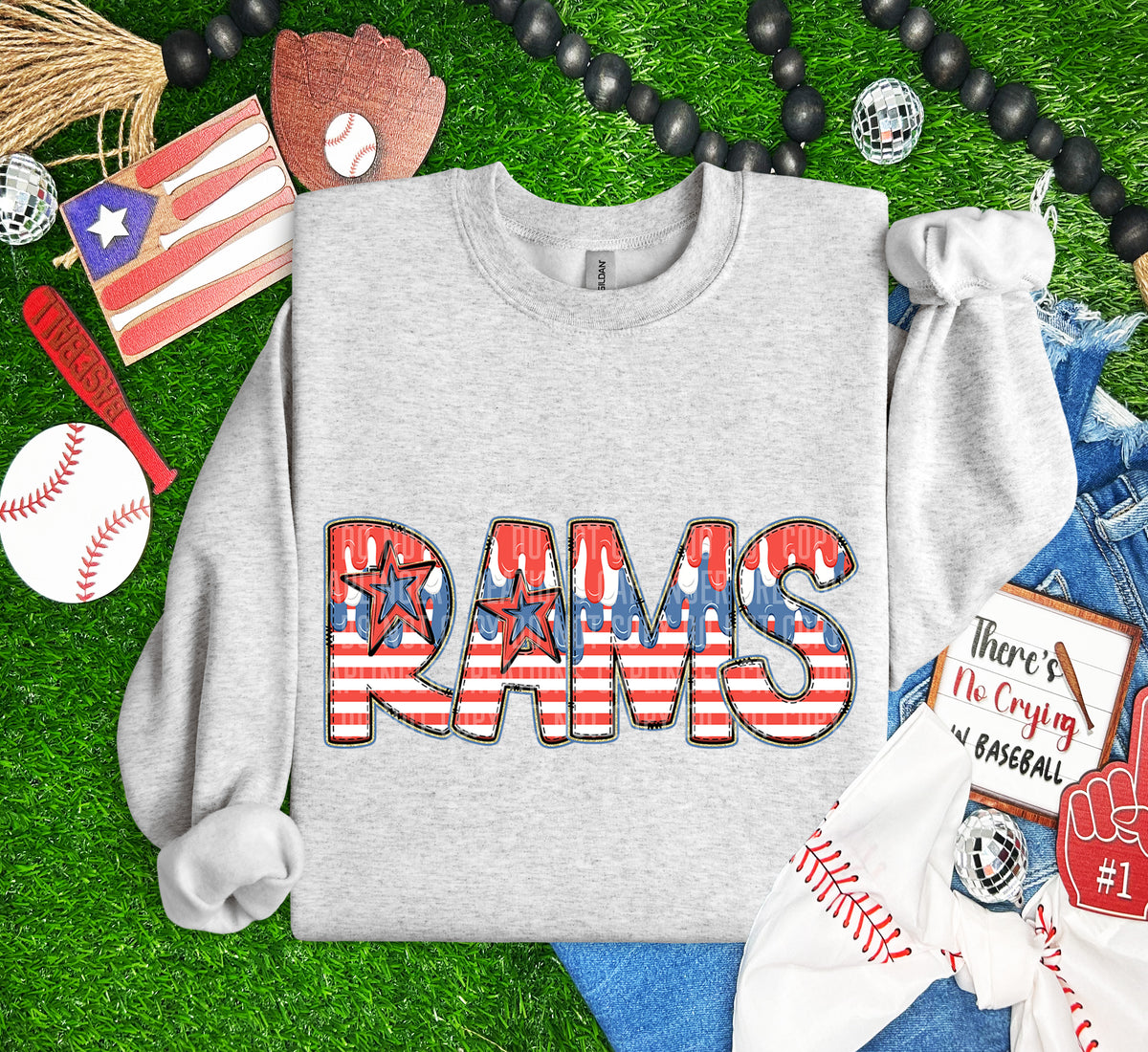 Rams drip (Caplinger) DTF transfer