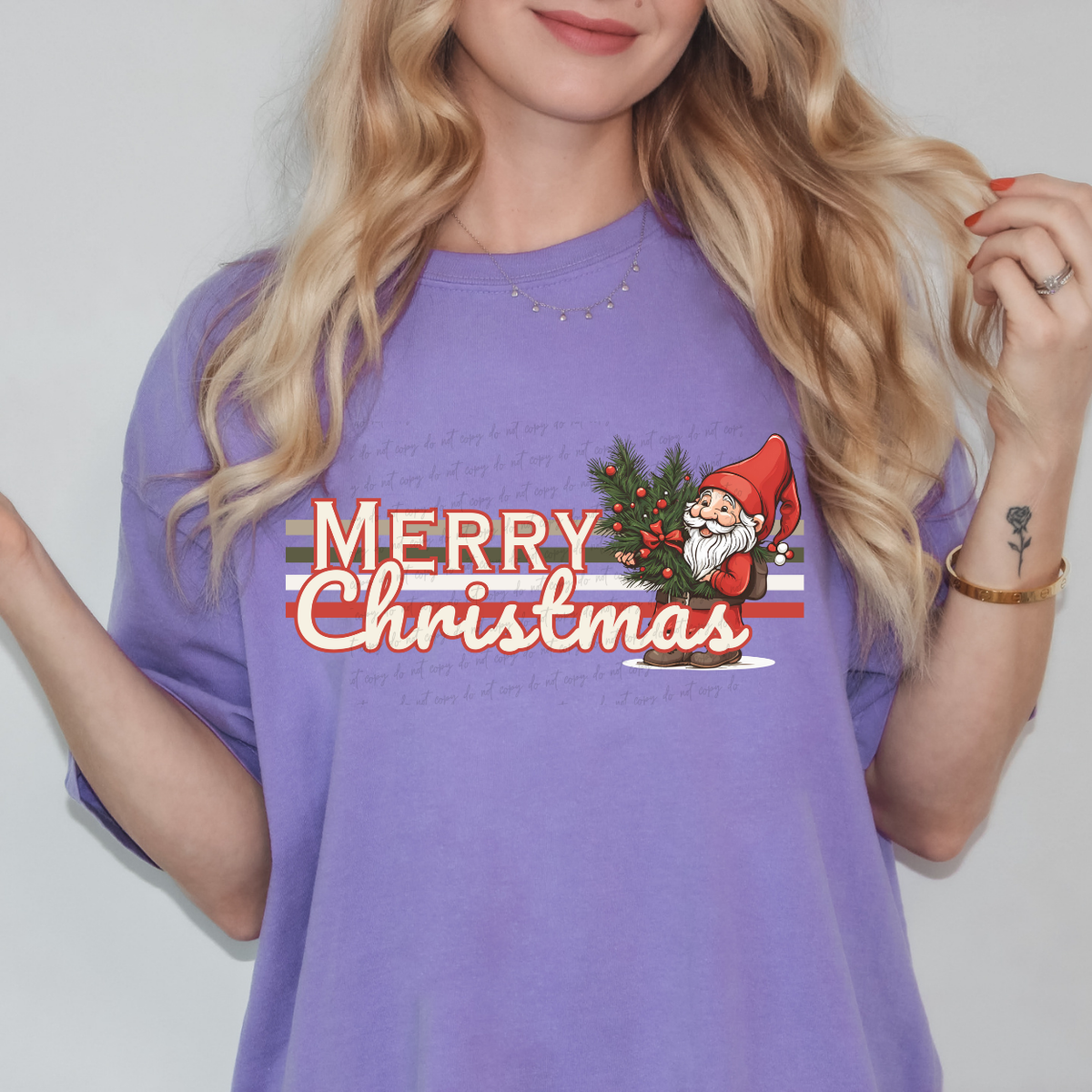 Merry Christmas DTF Transfer