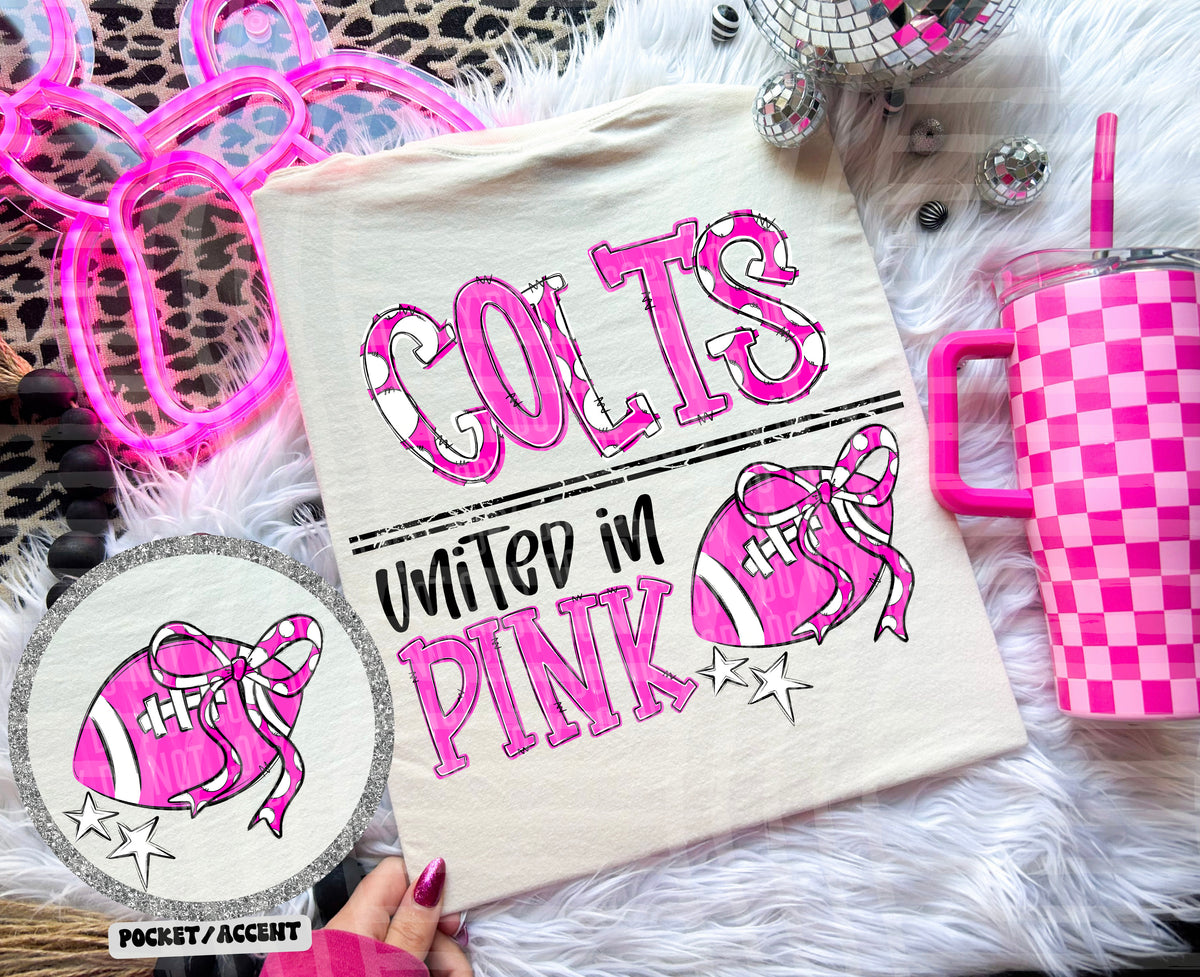 colts united in pink (caplinger) DTF transfer
