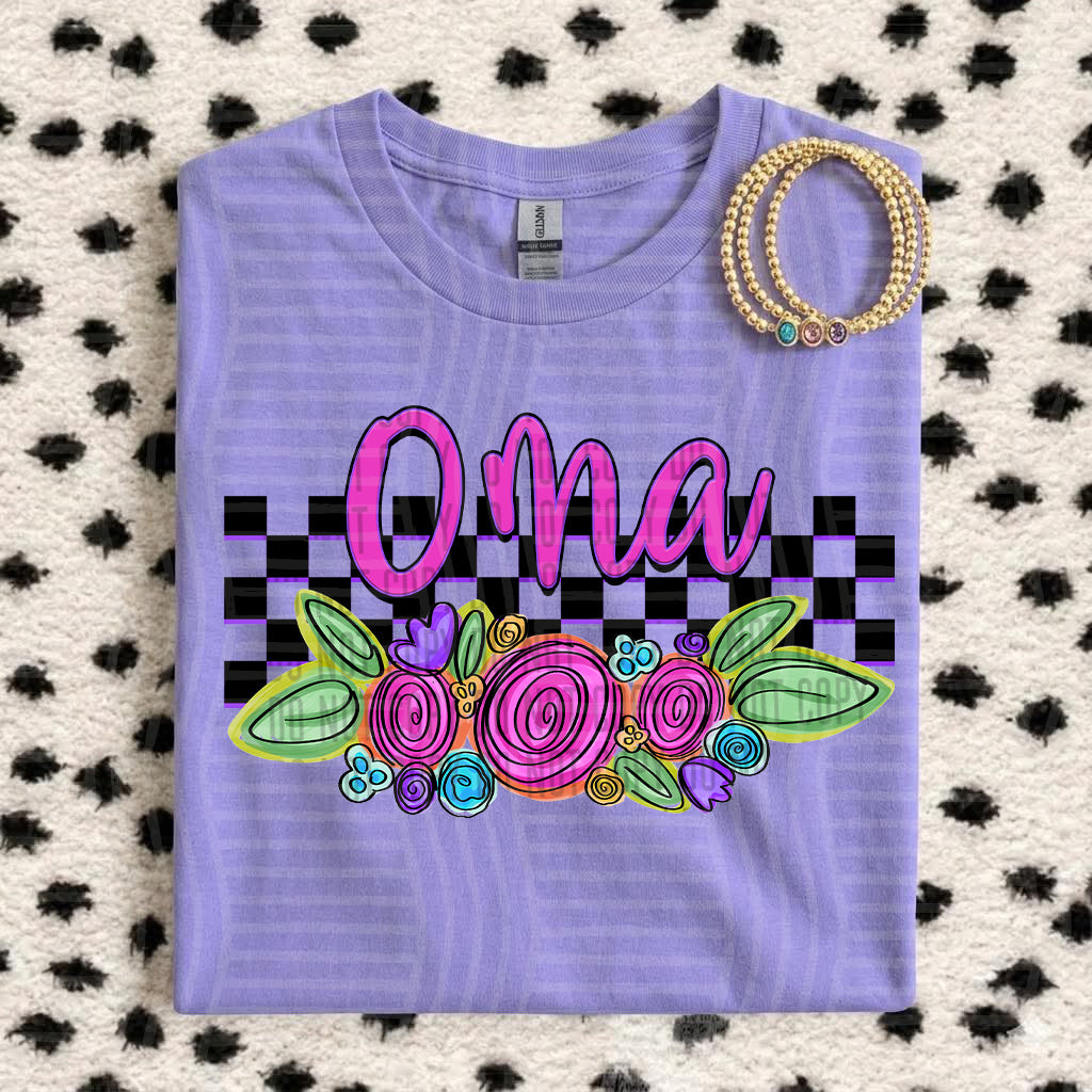 purple oma (Caplinger) DTF Transfer