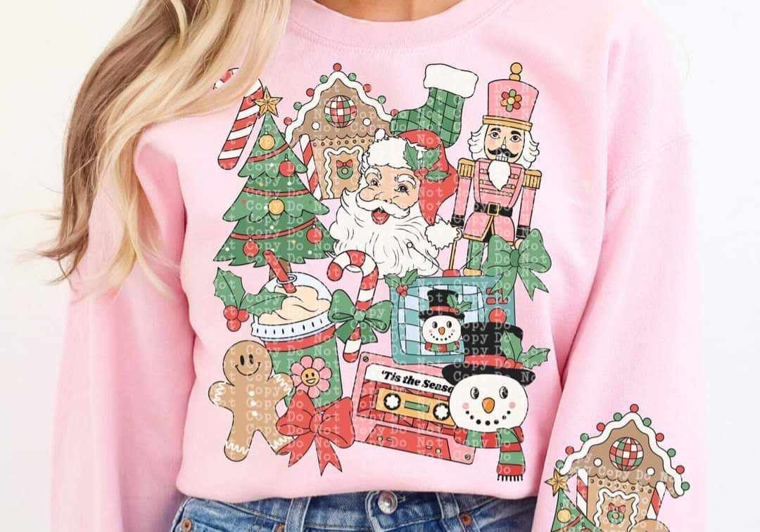 Christmas cluster (CSTAGE) 64650 DTF transfer