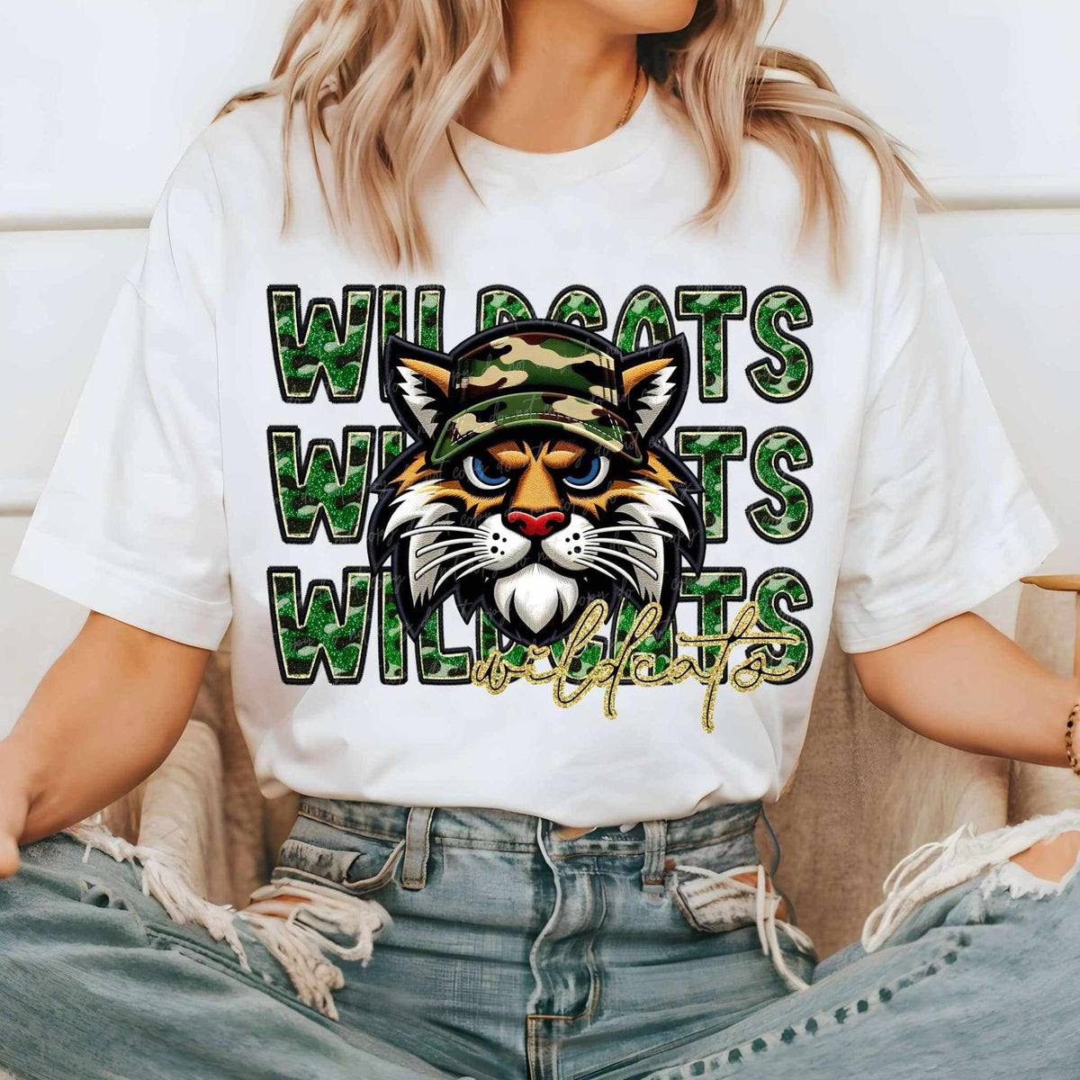 Wildcats camo stacked (VIRGO) 70550 DTF transfer