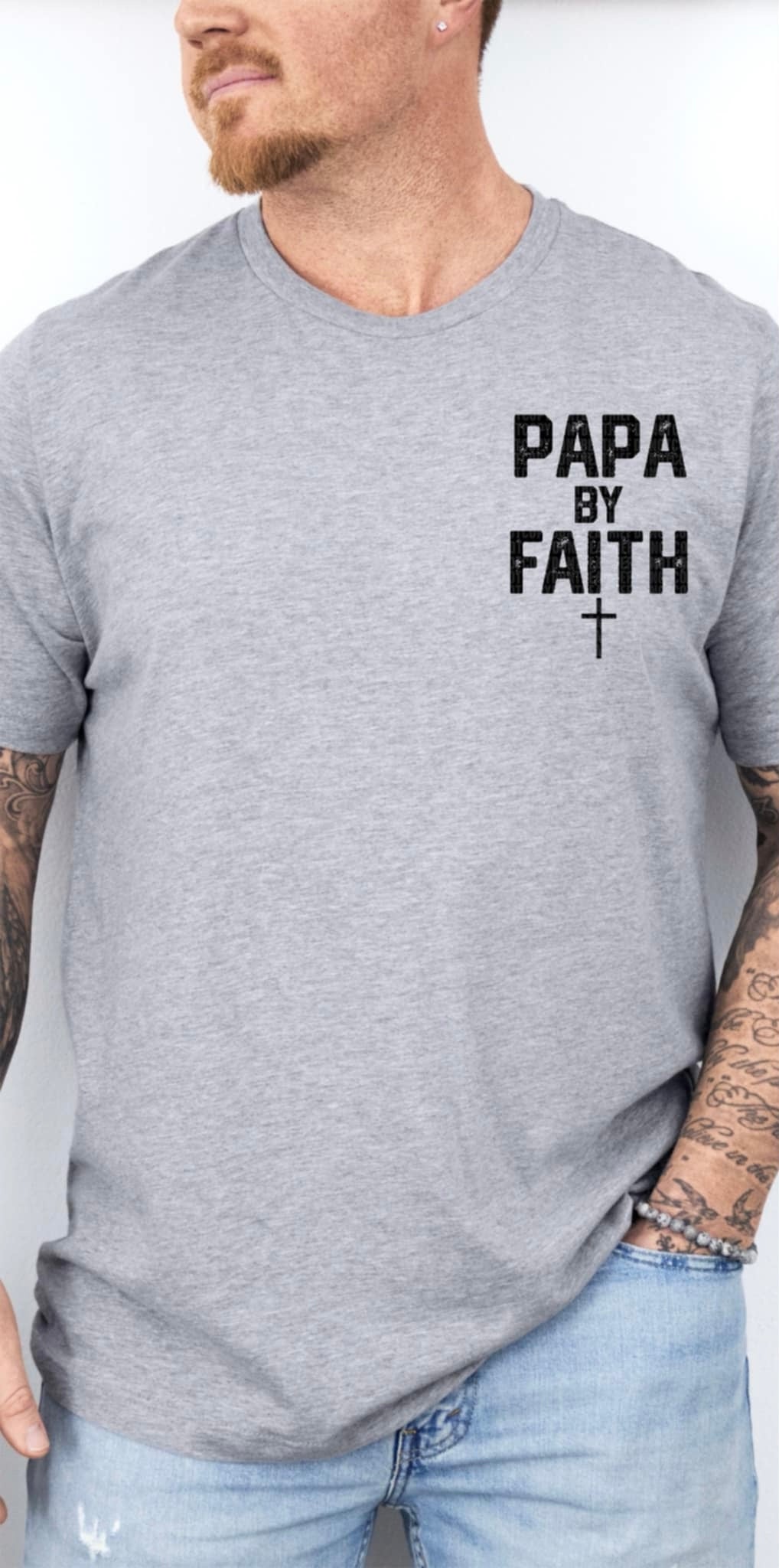 Papa by faith (SDD) 99282 DTF transfer