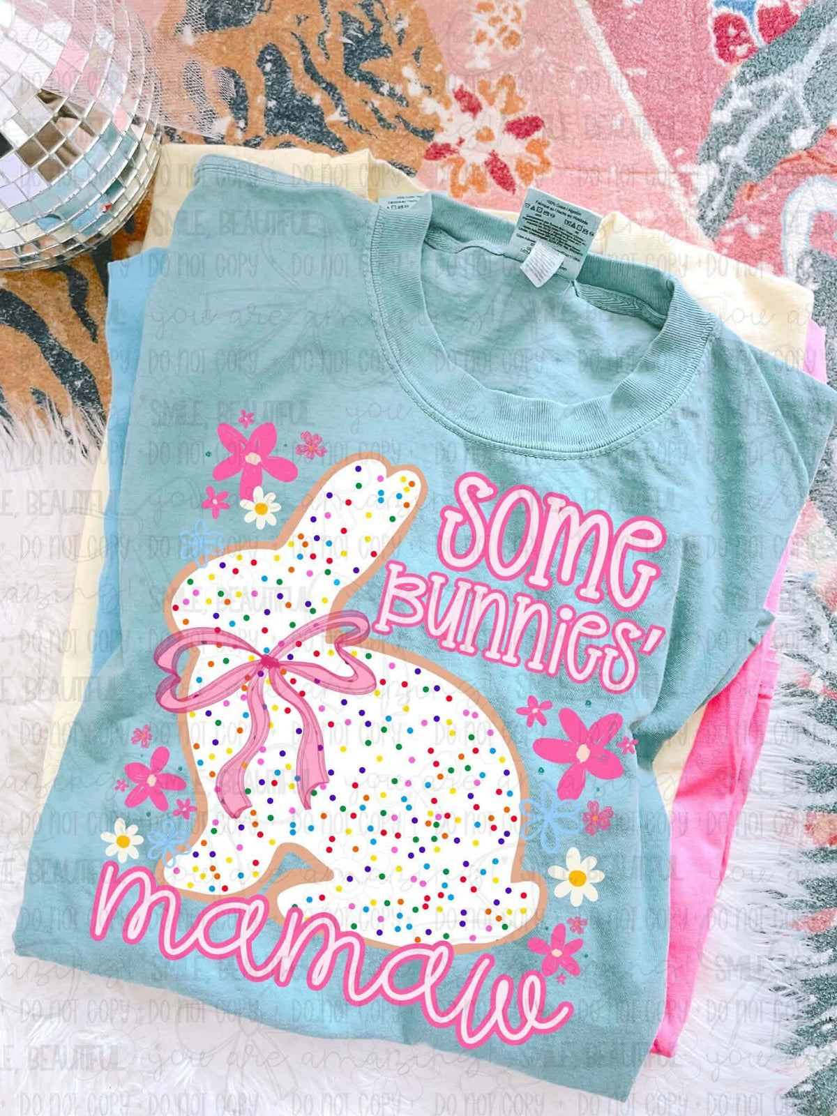 Some bunnies’ mama bunny cookie (mz) DTF Transfer