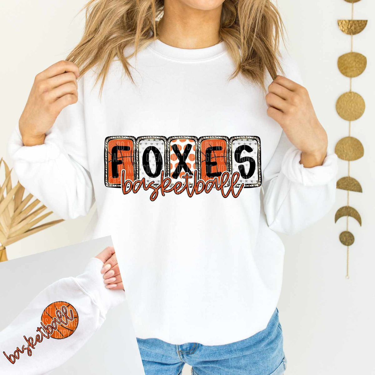 Foxes Basketball FRONT (Caplinger) 82848 DTF transfer