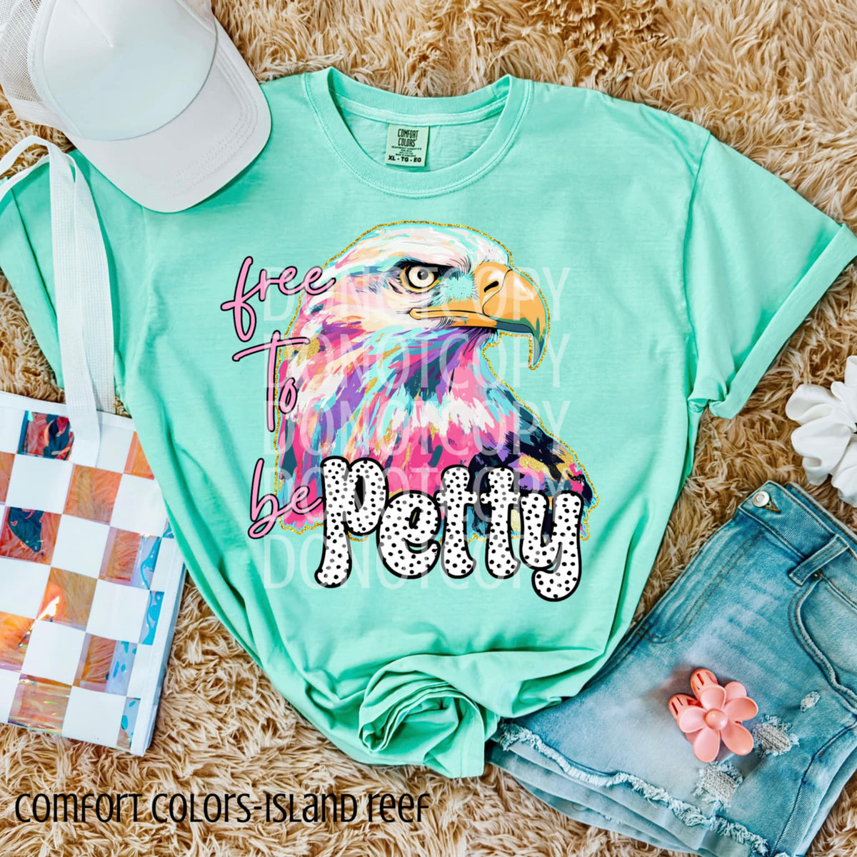 Free to be petty (CSG) 103185 DTF transfer