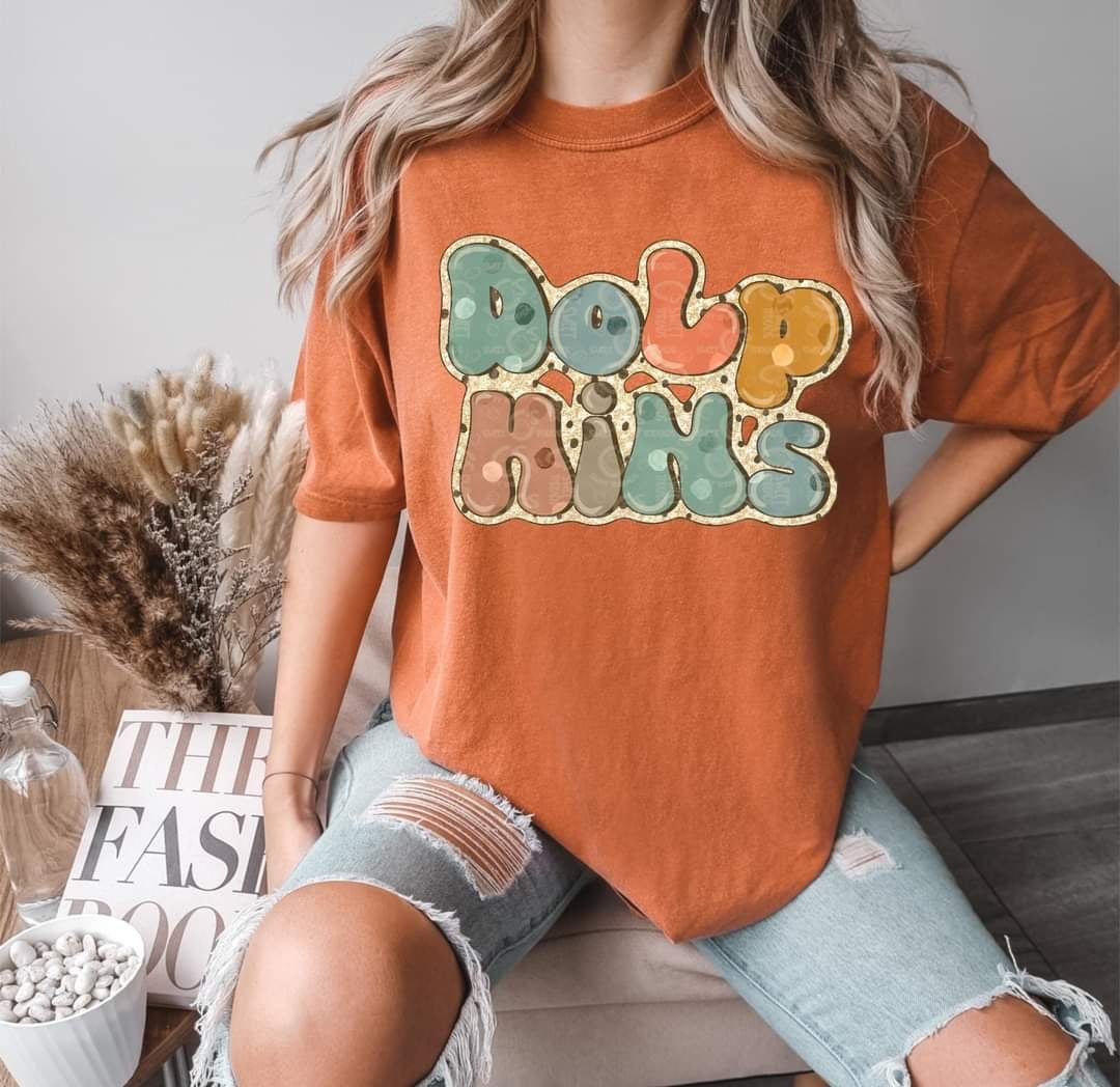 Dolphins boho (C’s) 60211 DTF transfer