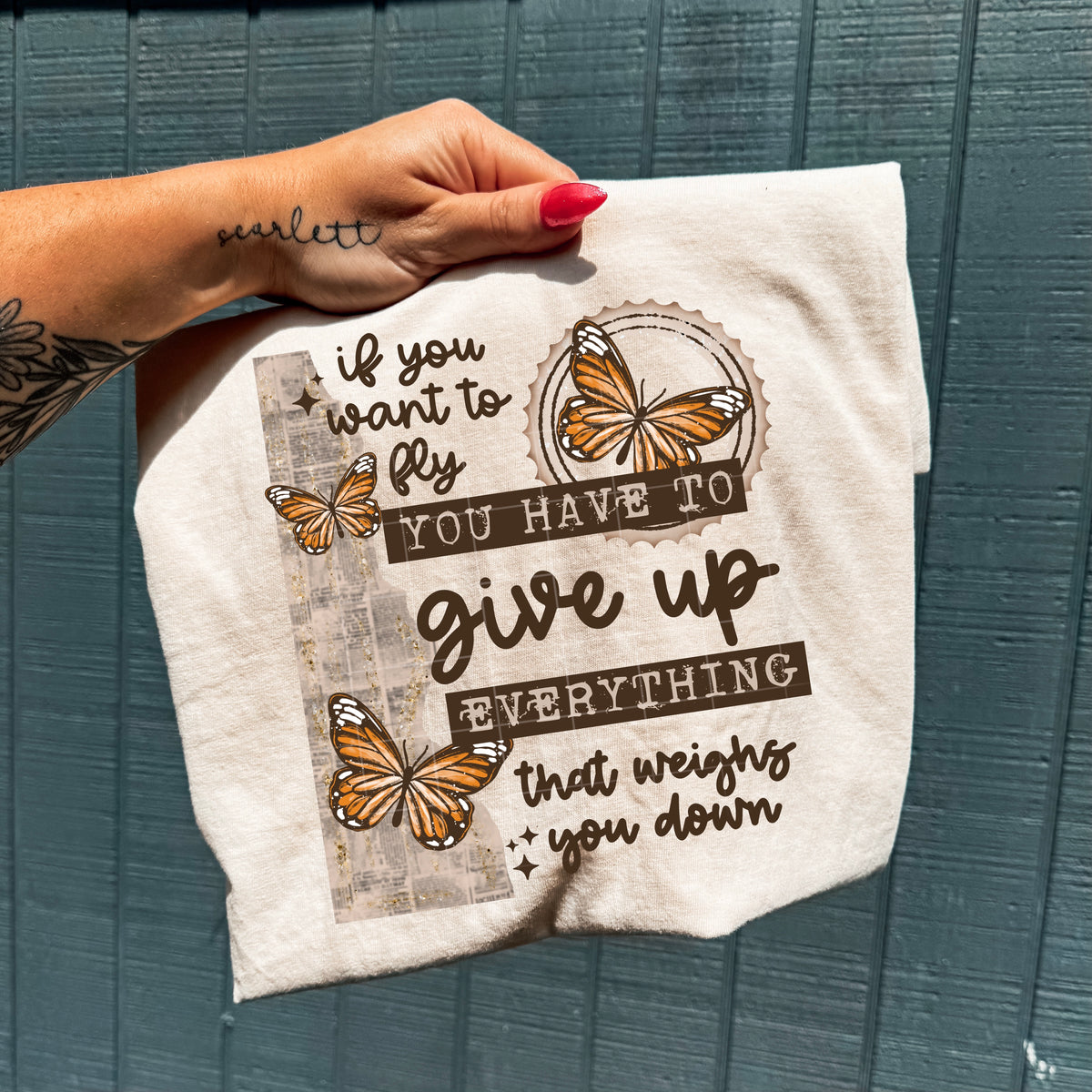 If you want to fly butterfly stamps (CSC) DTF Transfer