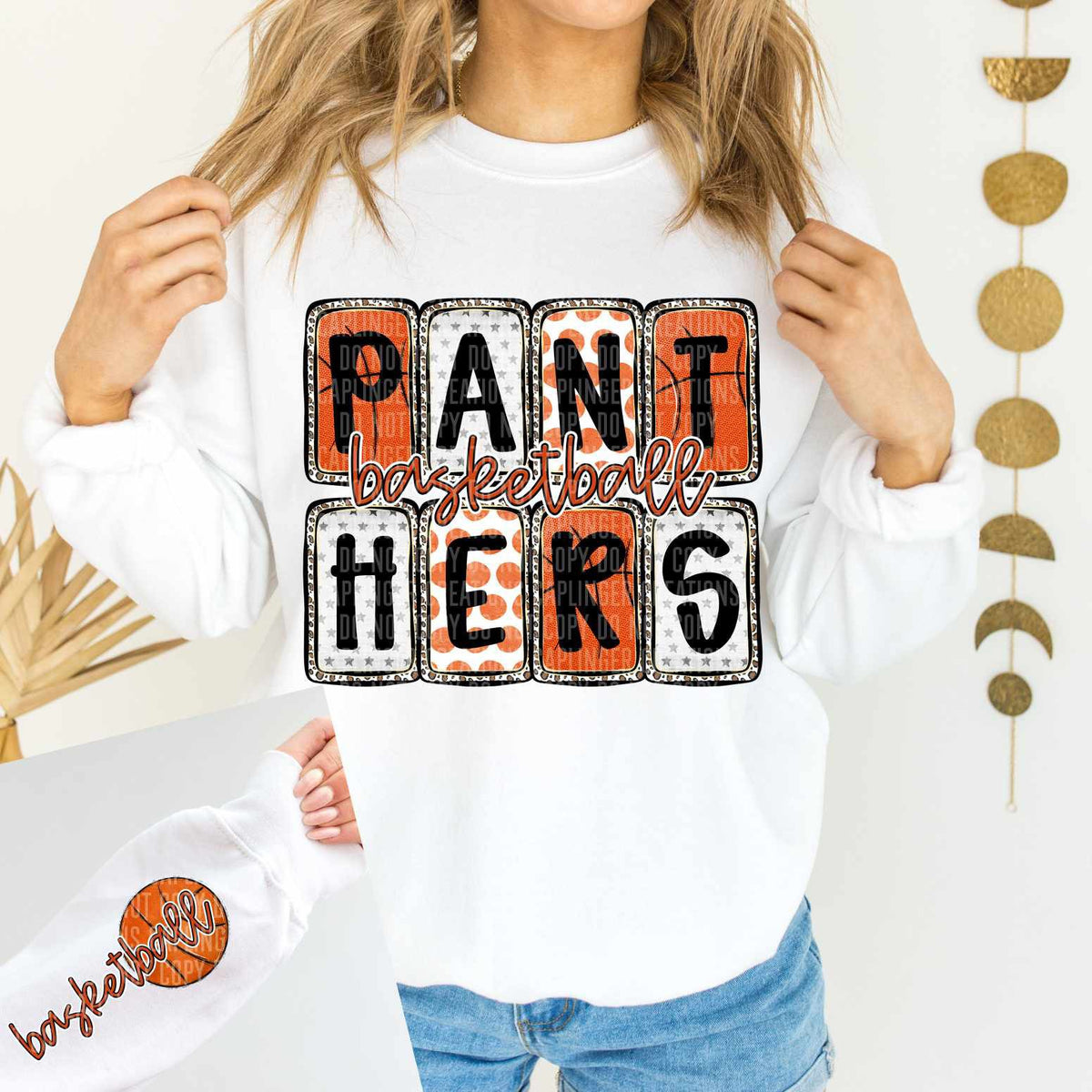 Panthers Basketball FRONT (Caplinger) 82893 DTF transfer