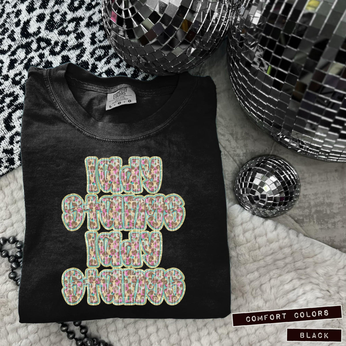 Lady Stangs Leopard Stacked (Caplinger) 98404 DTF transferg