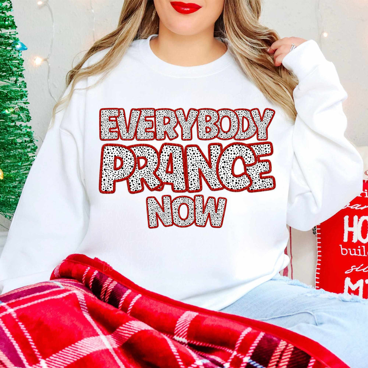 Everybody prance now Dalmatian filled (CITY) 70030 DTF transfer