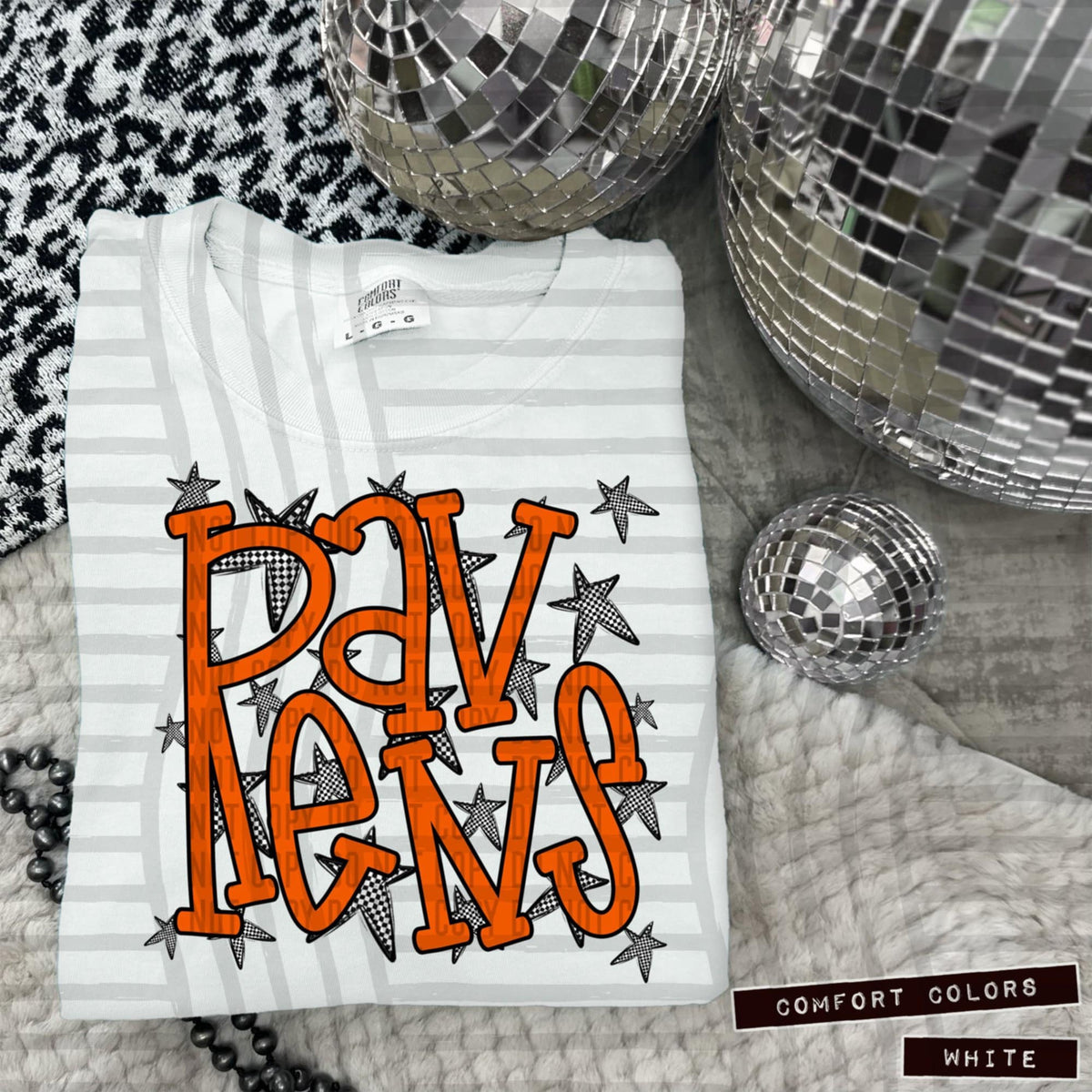 Orange Staggered Mascots (Caplinger)