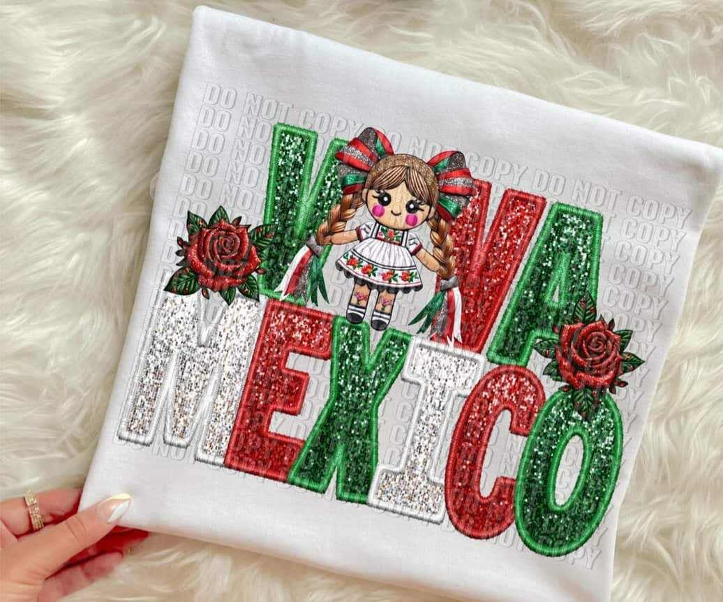 Viva Mexico doll (crafti) 62138 DTF transfer