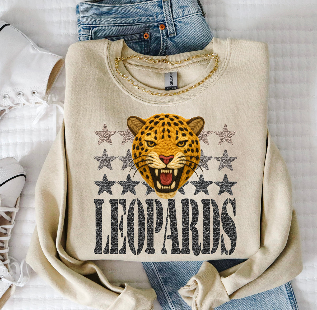 Leopards Yarn Mascot (S&G) DTF transfer