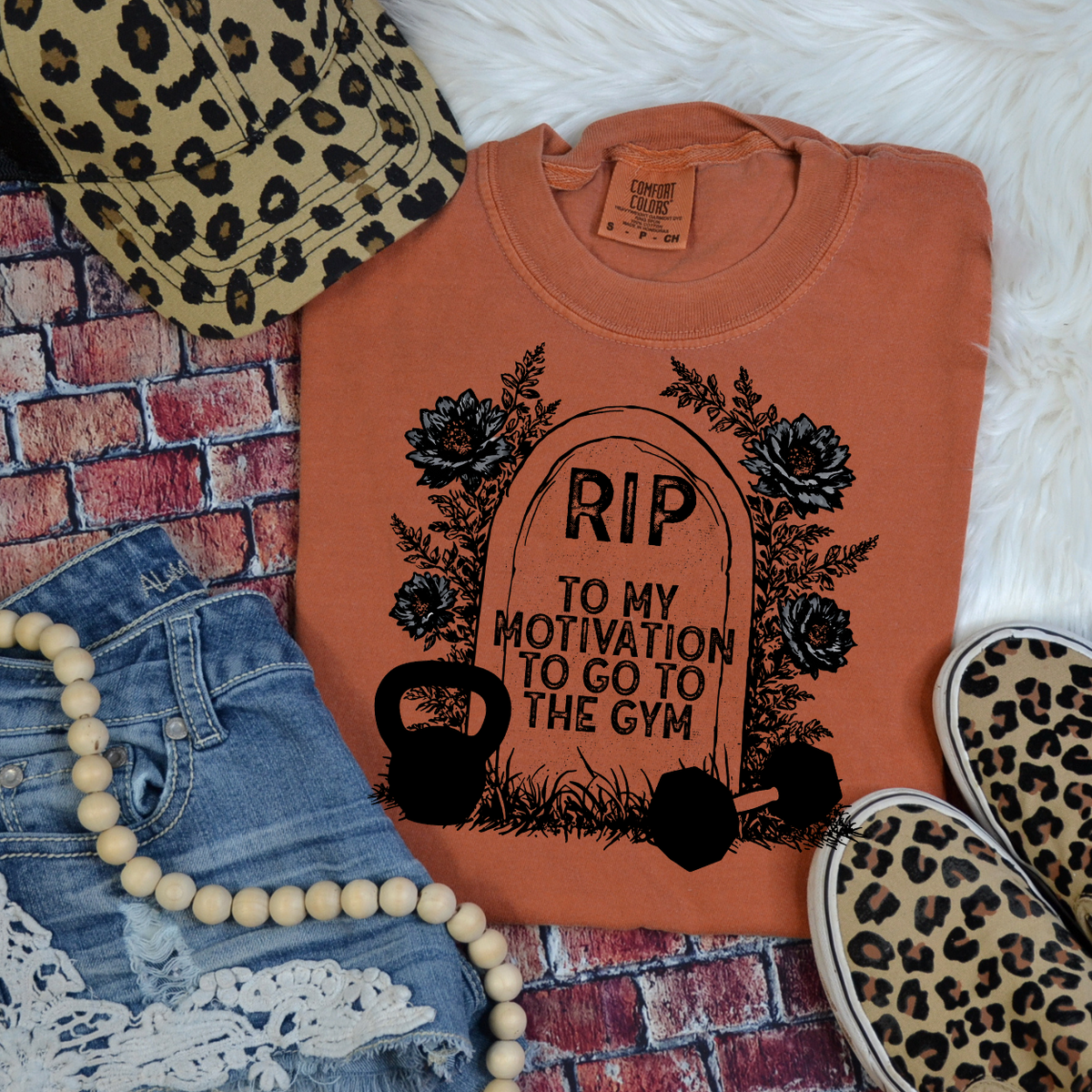 RIP To My Motivation To Go To The Gym 117260 DTF Transfer