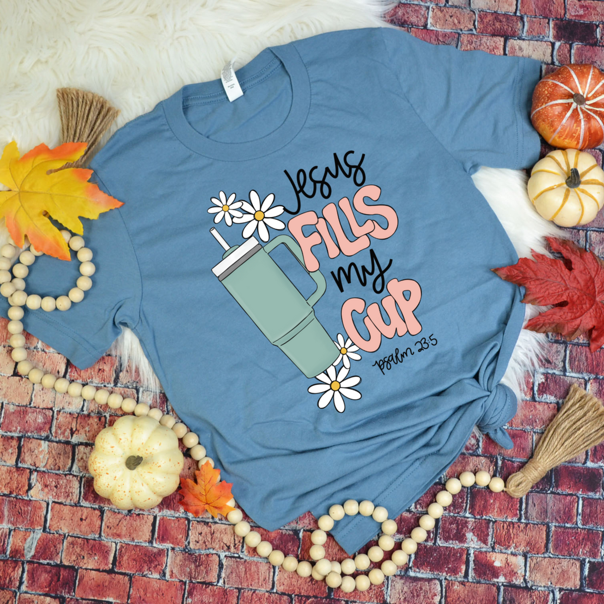 Jesus Fills My Cup 68311 DTF Transfer