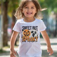 Sweet But Spooky (faux glitter, pumpkin) 3406 DTF TRANSFER