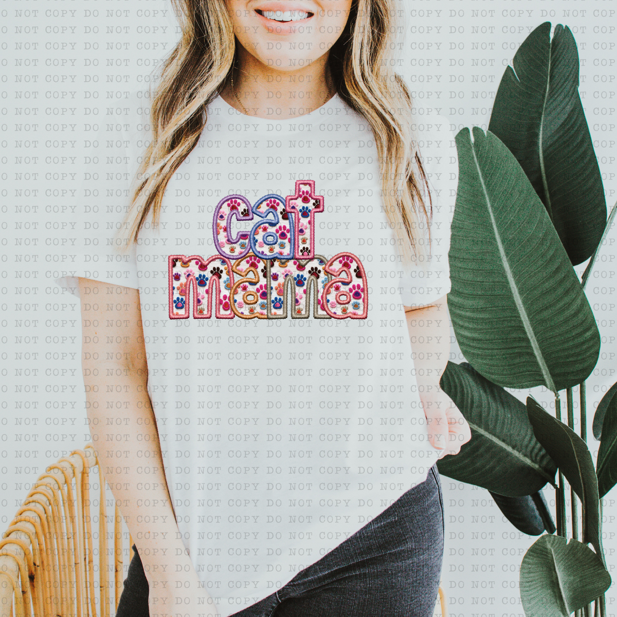 Cat Mama 3412 DTF TRANSFER