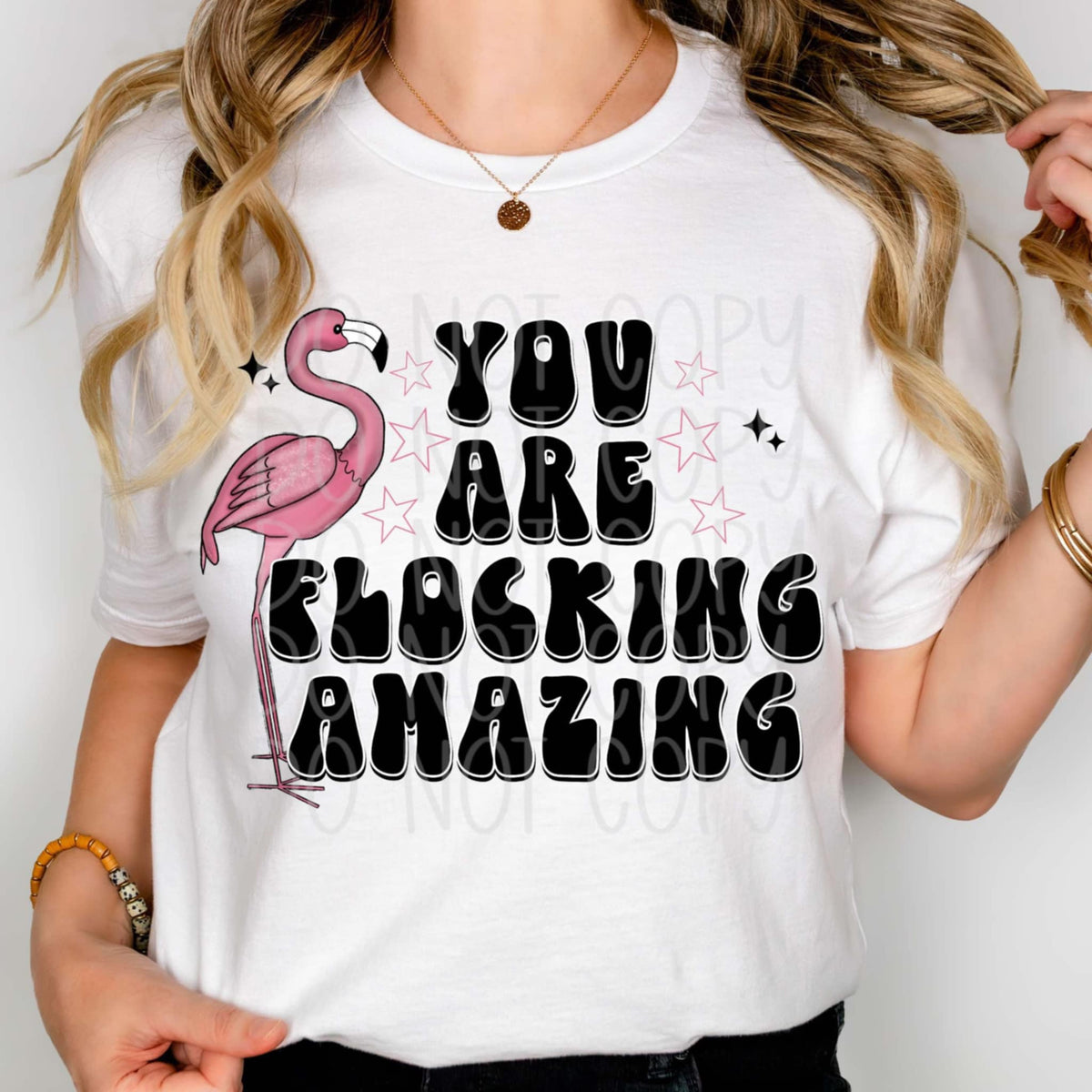 You are flocking amazing (FDCD) 103602 DTF transfer