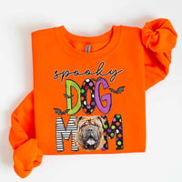 Spooky dog mom sharpei 55510 DTF transfer